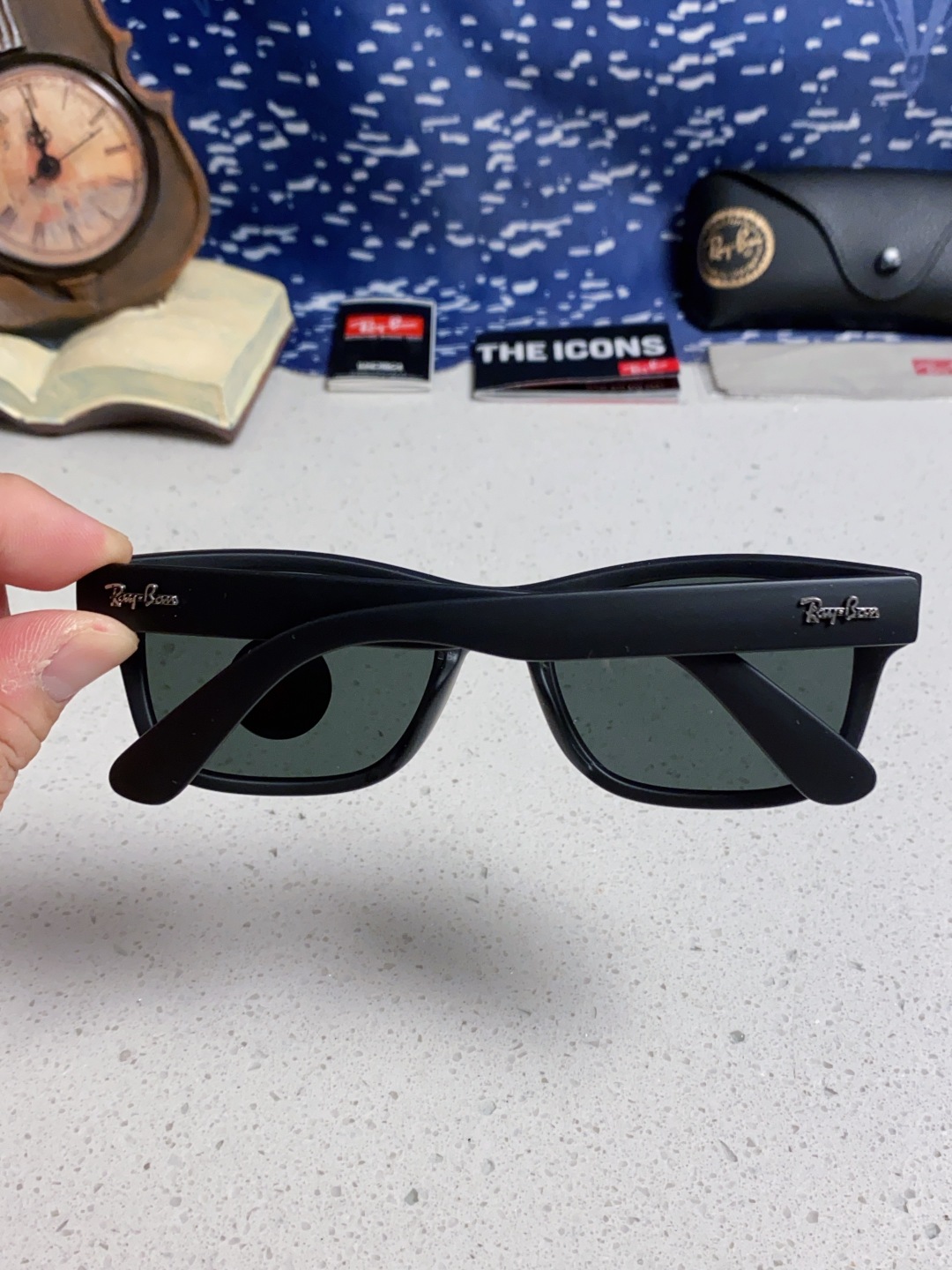 Rayban雷朋 偏光镜片男友系列方形中性太阳镜 RB2283 Size：55口20