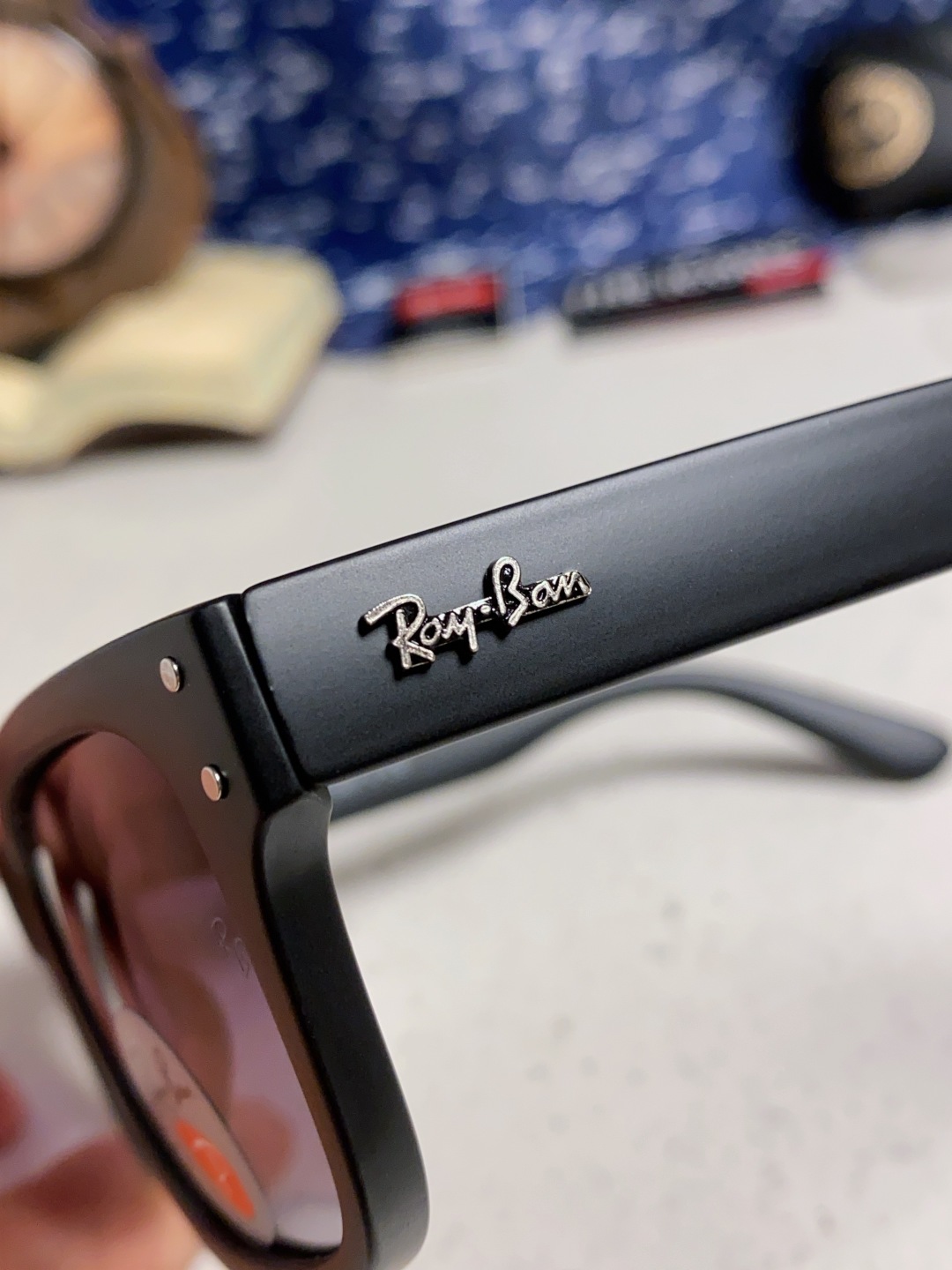 Rayban雷朋 偏光镜片男友系列方形中性太阳镜 RB2283 Size：55口20