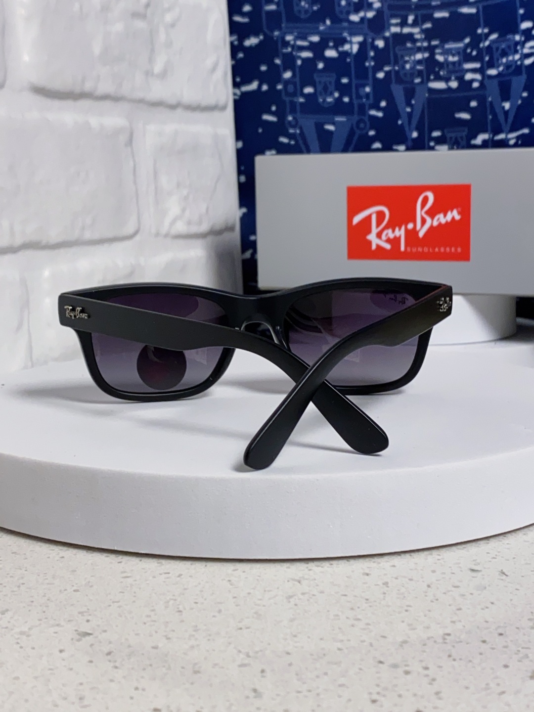 Rayban雷朋 偏光镜片男友系列方形中性太阳镜 RB2283 Size：55口20