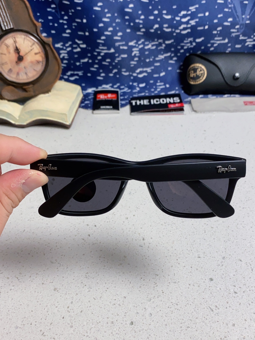 Rayban雷朋 偏光镜片男友系列方形中性太阳镜 RB2283 Size：55口20
