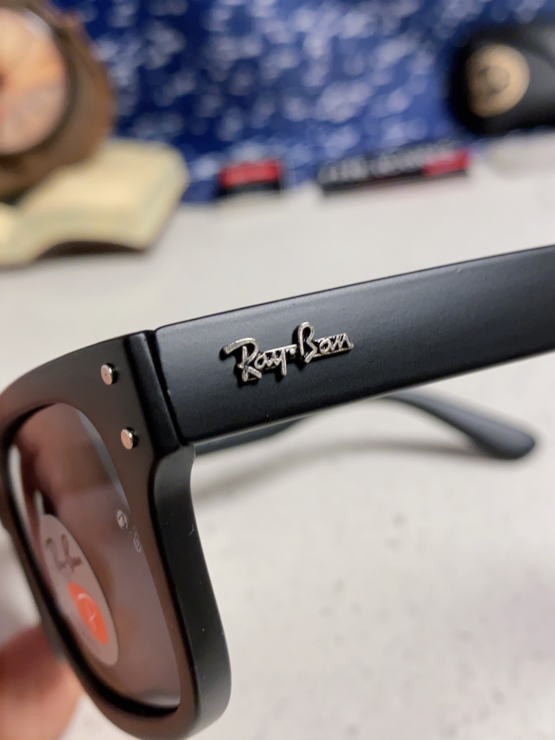 Rayban雷朋 偏光镜片男友系列方形中性太阳镜 RB2283 Size：55口20