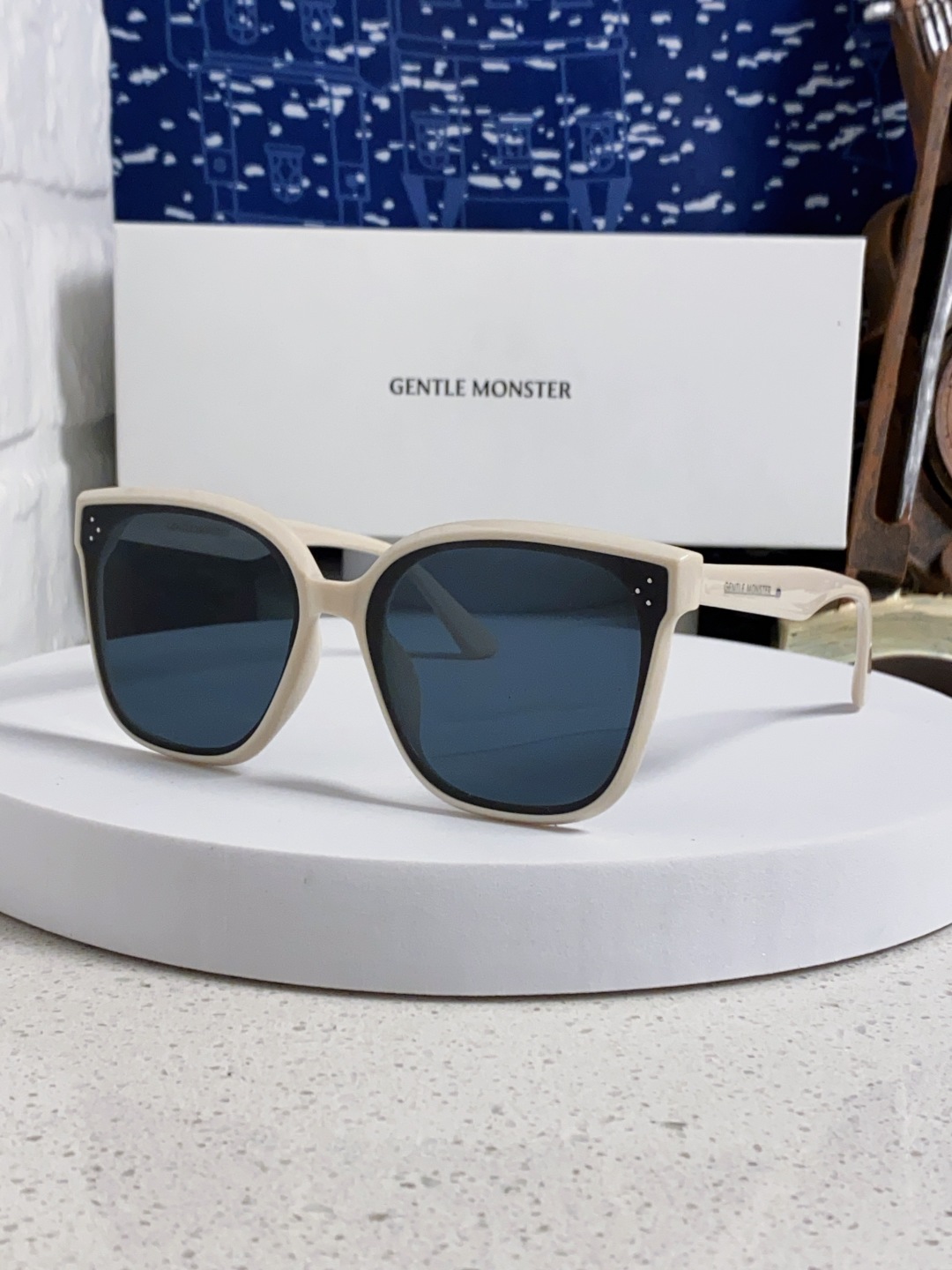  Gentle Moster(GM) 新款gm墨镜 明星同款太阳镜男女通用情侣款网红时尚大框偏光镜型号：