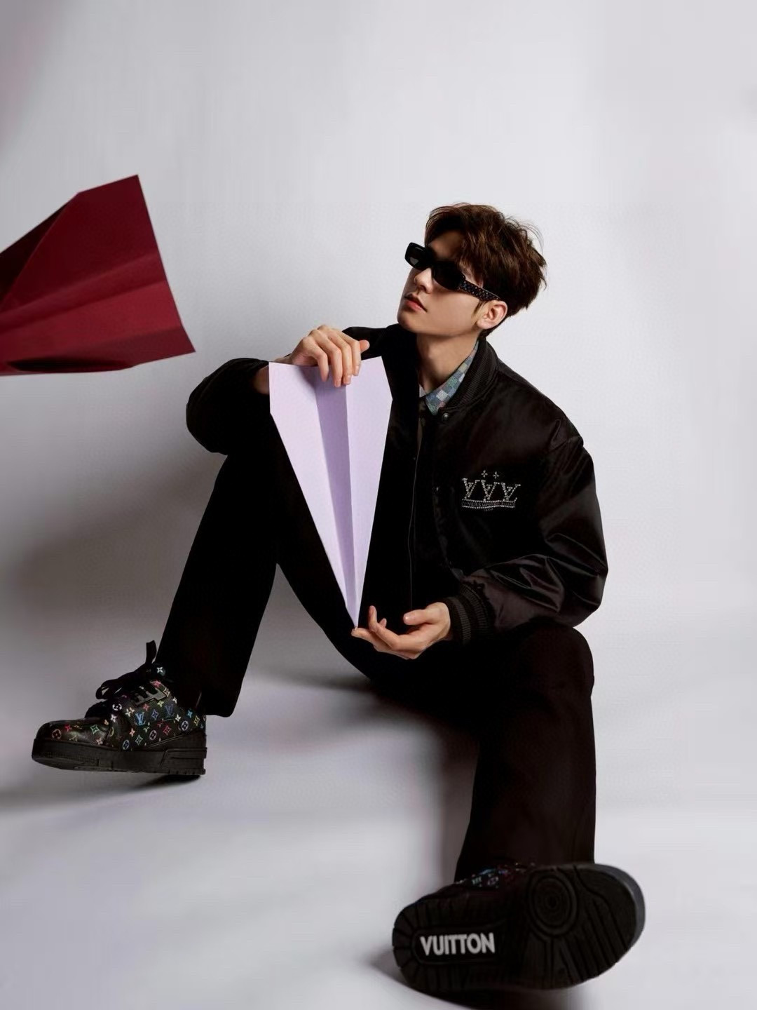 LouisVutton路易威登 2025 📸Lv联名村上隆系列大秀款🕶️【Z2709W】 三彩系列硬控我