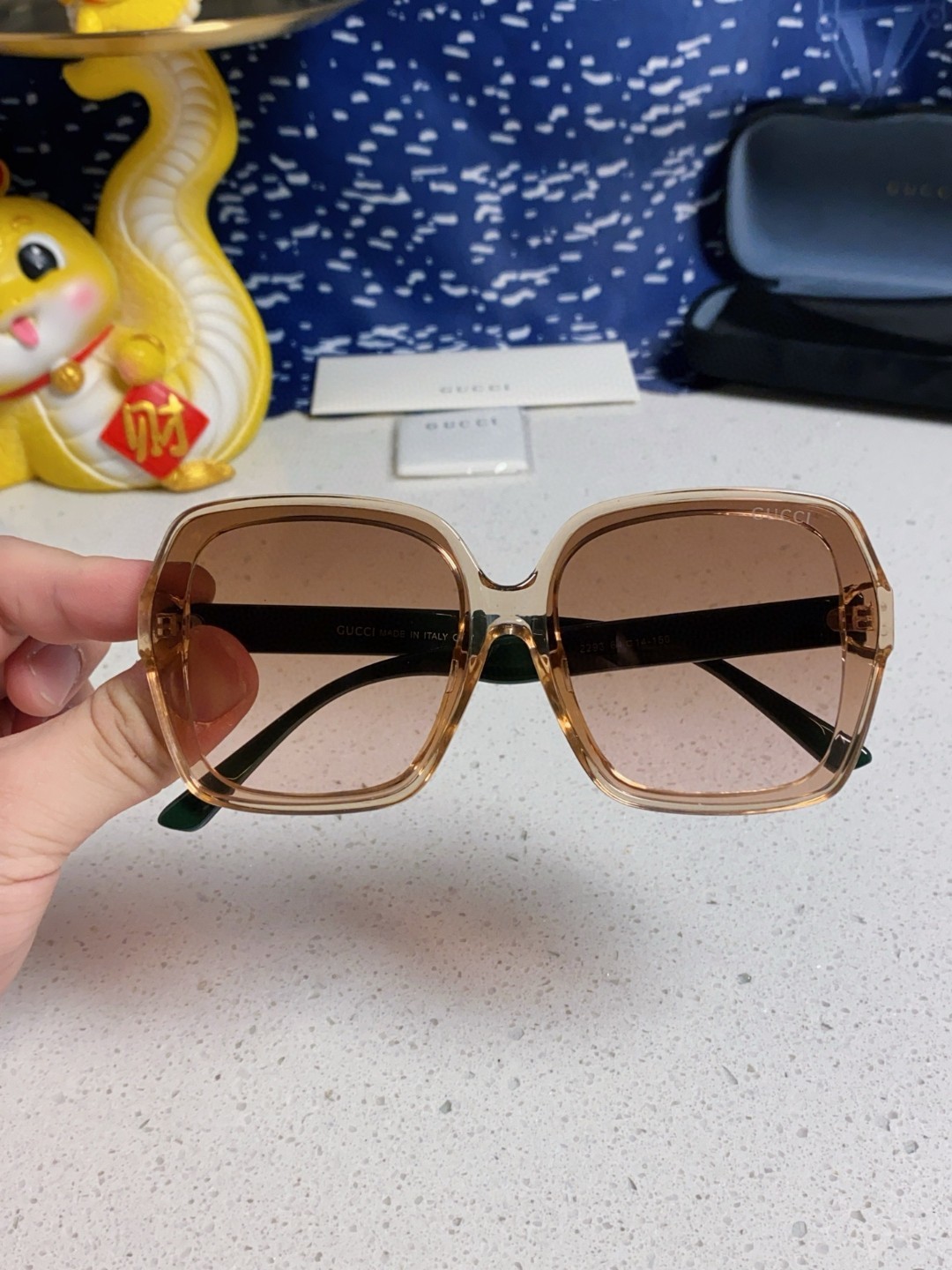 Gucci古奇防晒太阳镜，时尚欧美风遮掩镜，超显笑脸百搭