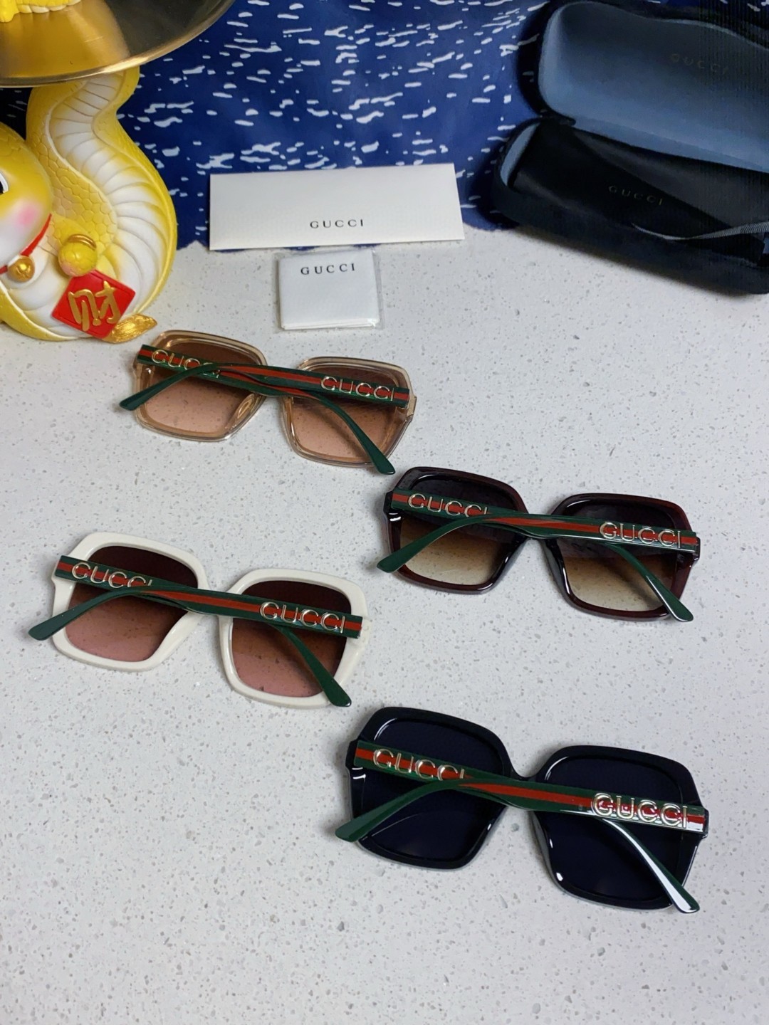 Gucci古奇防晒太阳镜，时尚欧美风遮掩镜，超显笑脸百搭