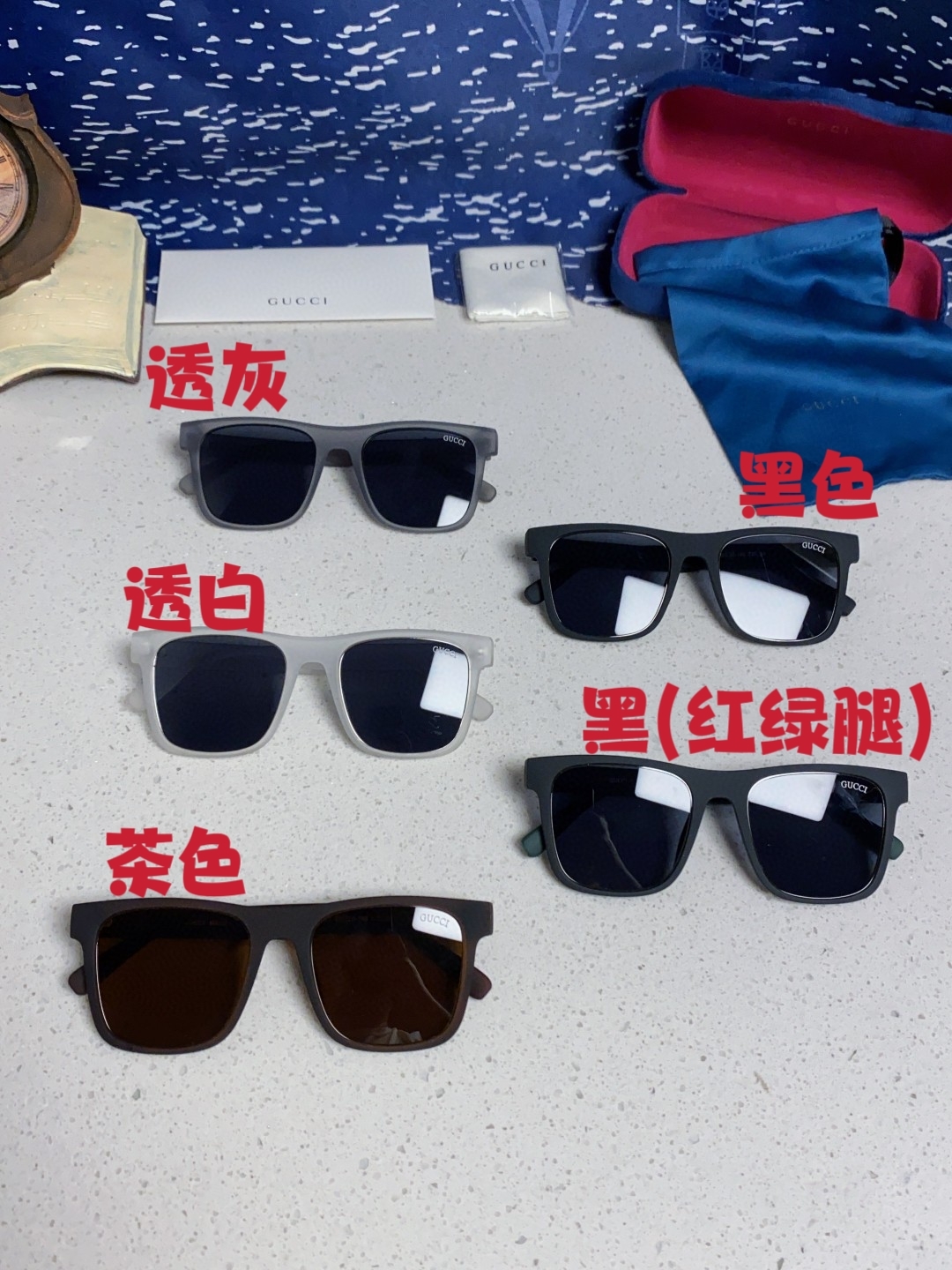 Gucci古奇 2025新款超轻眼镜近视女可配度数素颜神器复古磨砂不压鼻眼睛框架