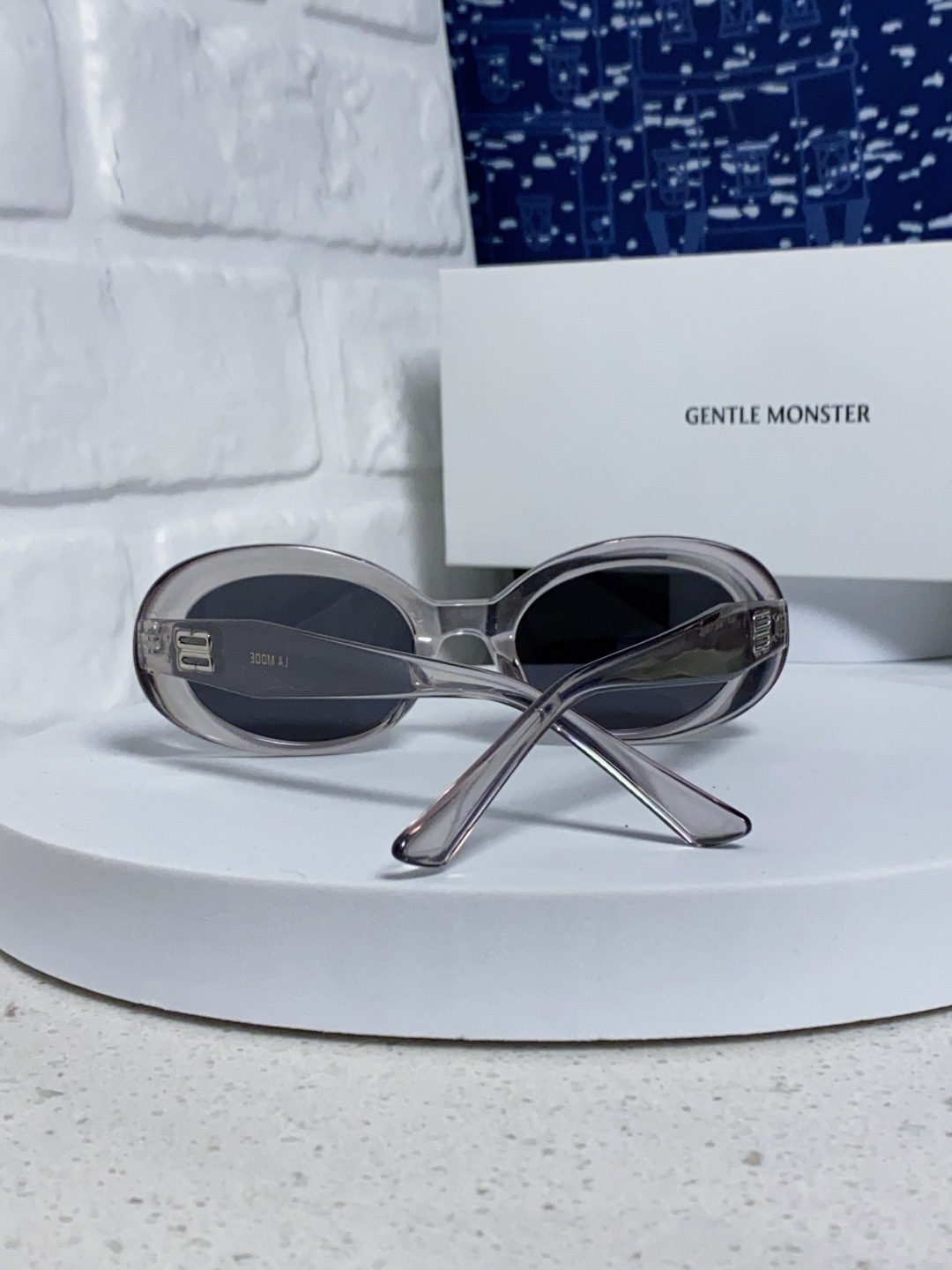Gentle Moster(GM) 2025新款复古圆形墨镜男女韩版太阳镜防紫外线时尚百搭拍照出片 型号
