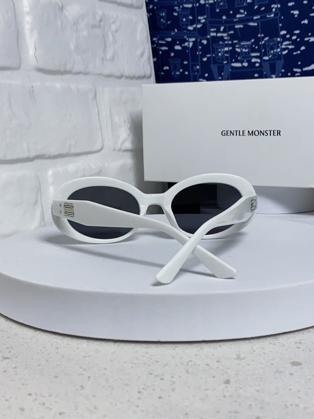 Gentle Moster(GM) 2025新款复古圆形墨镜男女韩版太阳镜防紫外线时尚百搭拍照出片 型号