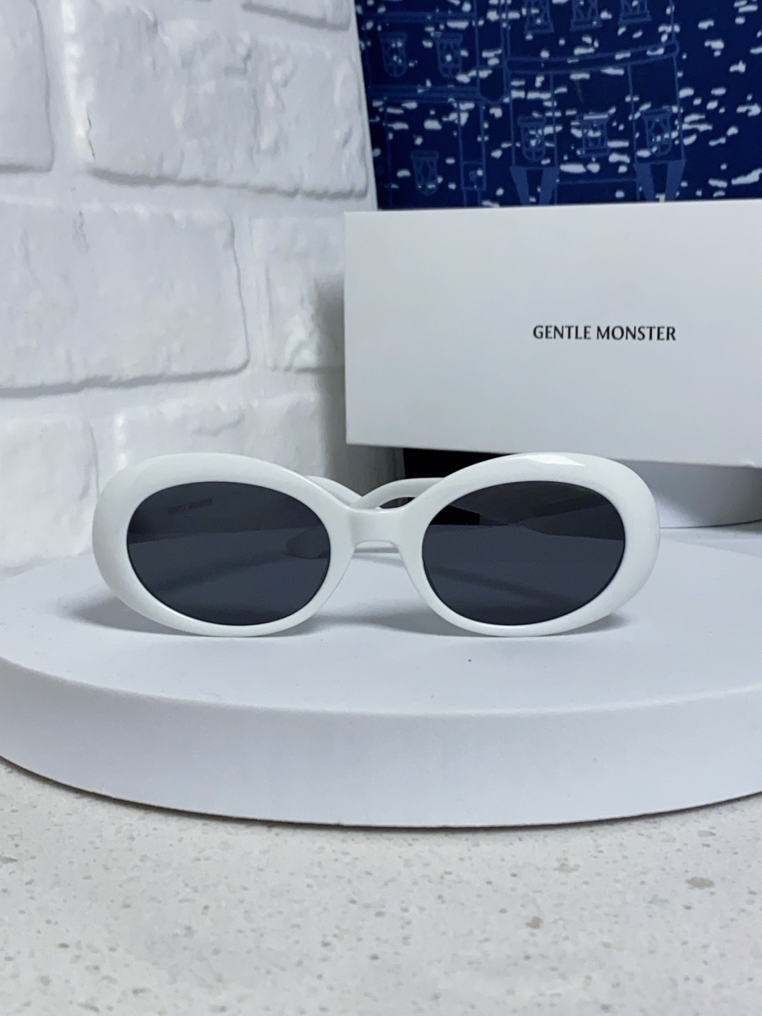 Gentle Moster(GM) 2025新款复古圆形墨镜男女韩版太阳镜防紫外线时尚百搭拍照出片 型号