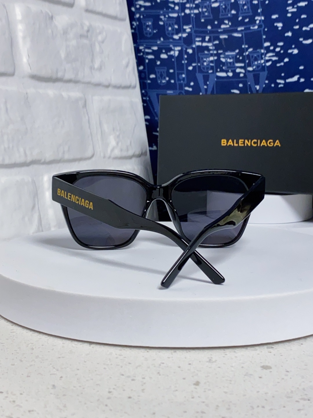 BALENCIAGA巴黎世家 2025新款墨镜女士大方框BB0215SA时尚太阳眼镜 偏光爆款