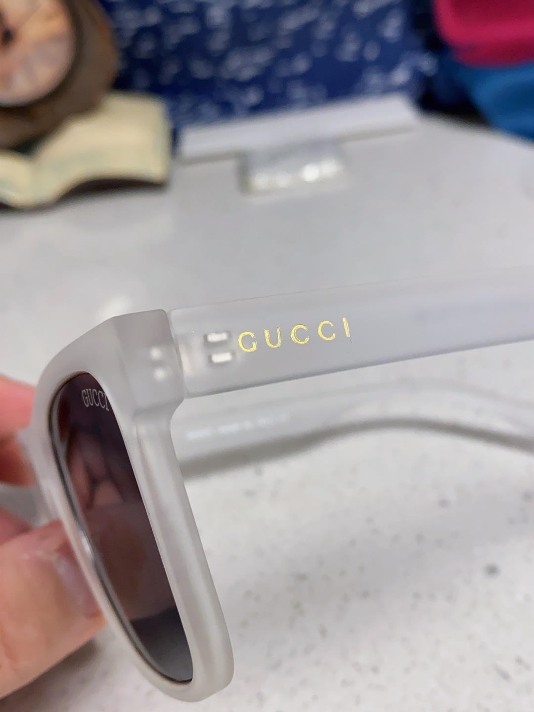 Gucci古奇 2025新款超轻眼镜近视女可配度数素颜神器复古磨砂不压鼻眼睛框架