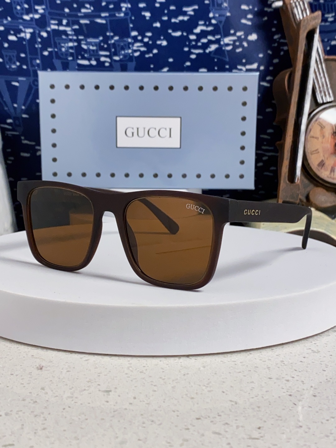 Gucci古奇 2025新款超轻眼镜近视女可配度数素颜神器复古磨砂不压鼻眼睛框架