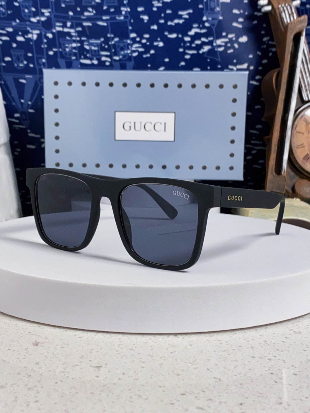 Gucci古奇 2025新款超轻眼镜近视女可配度数素颜神器复古磨砂不压鼻眼睛框架