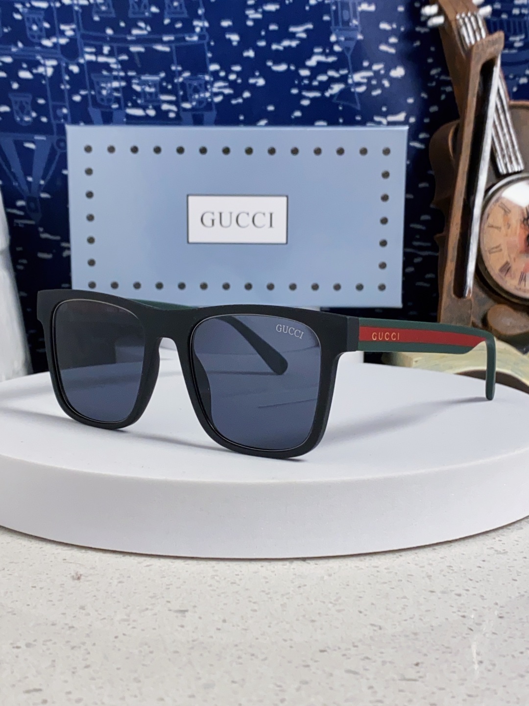 Gucci古奇 2025新款超轻眼镜近视女可配度数素颜神器复古磨砂不压鼻眼睛框架