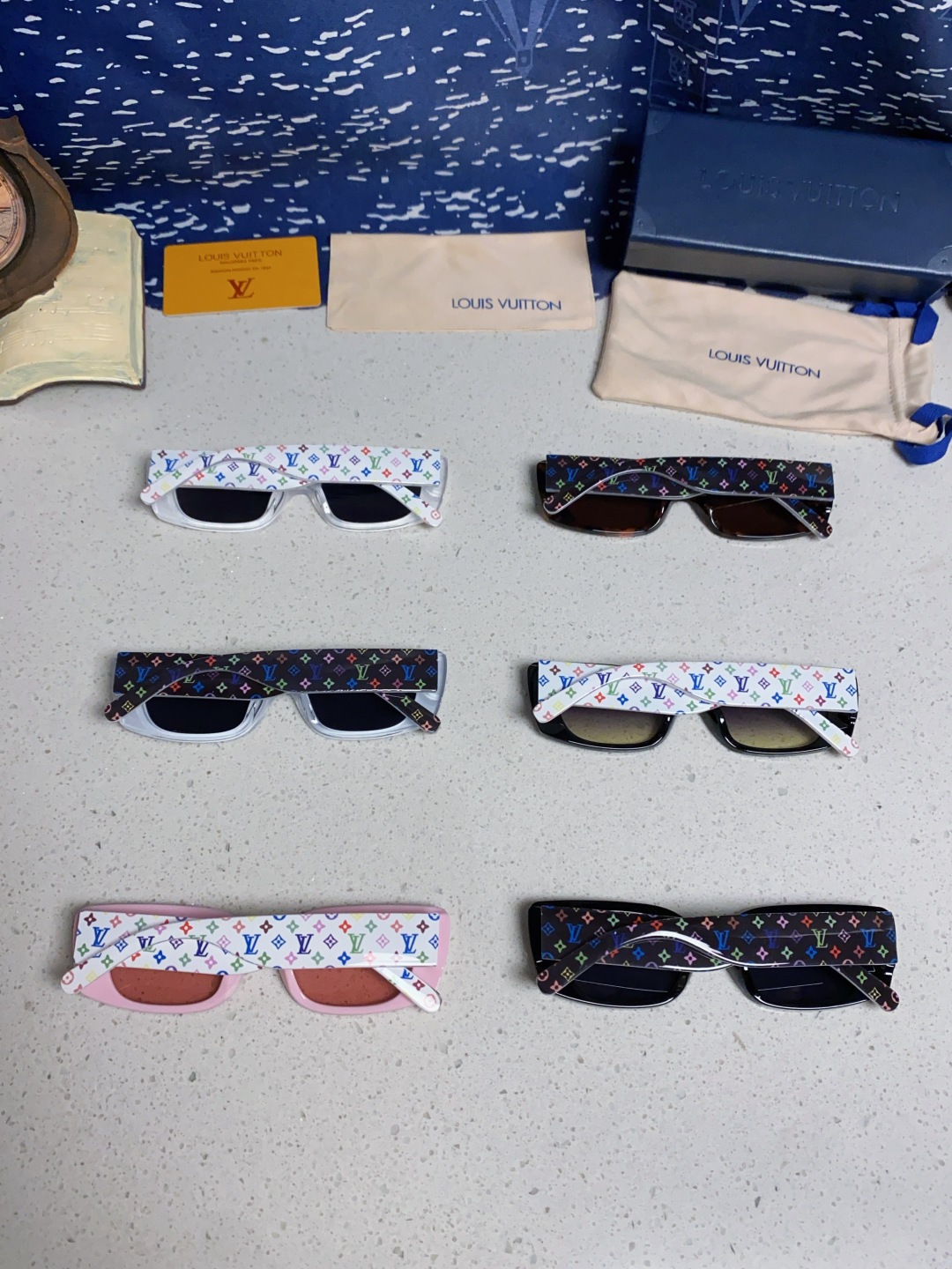 LouisVutton路易威登 2025 📸Lv联名村上隆系列大秀款🕶️【Z2709W】 三彩系列硬控我