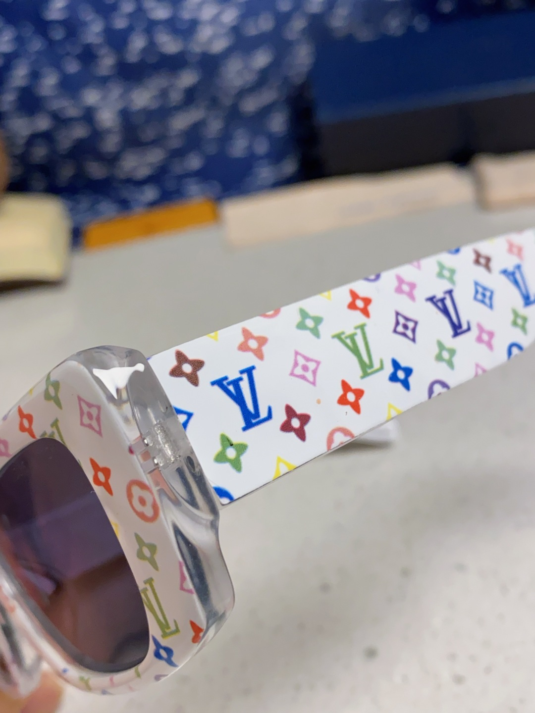 LouisVutton路易威登 2025 📸Lv联名村上隆系列大秀款🕶️【Z2709W】 三彩系列硬控我