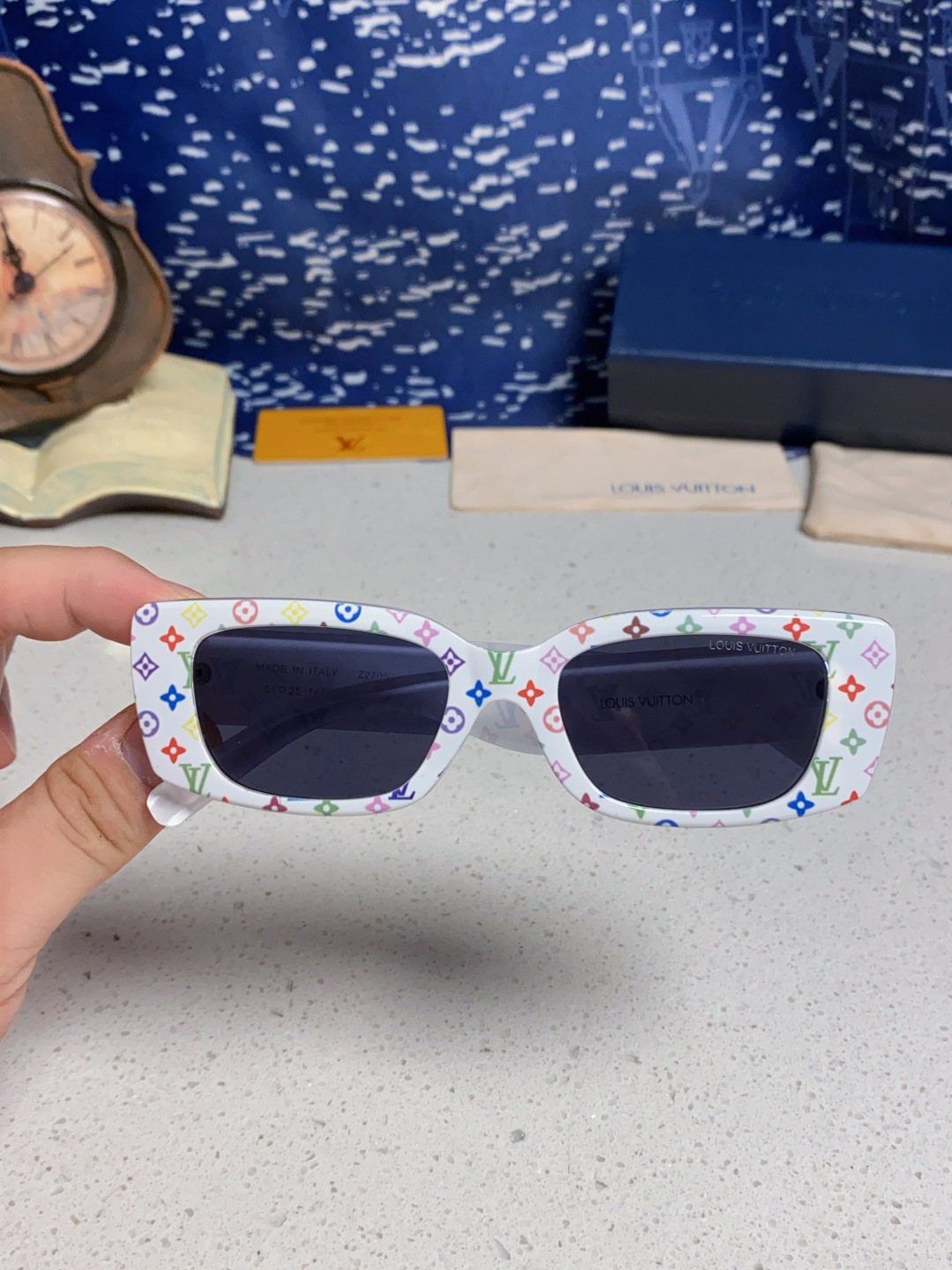 LouisVutton路易威登 2025 📸Lv联名村上隆系列大秀款🕶️【Z2709W】 三彩系列硬控我