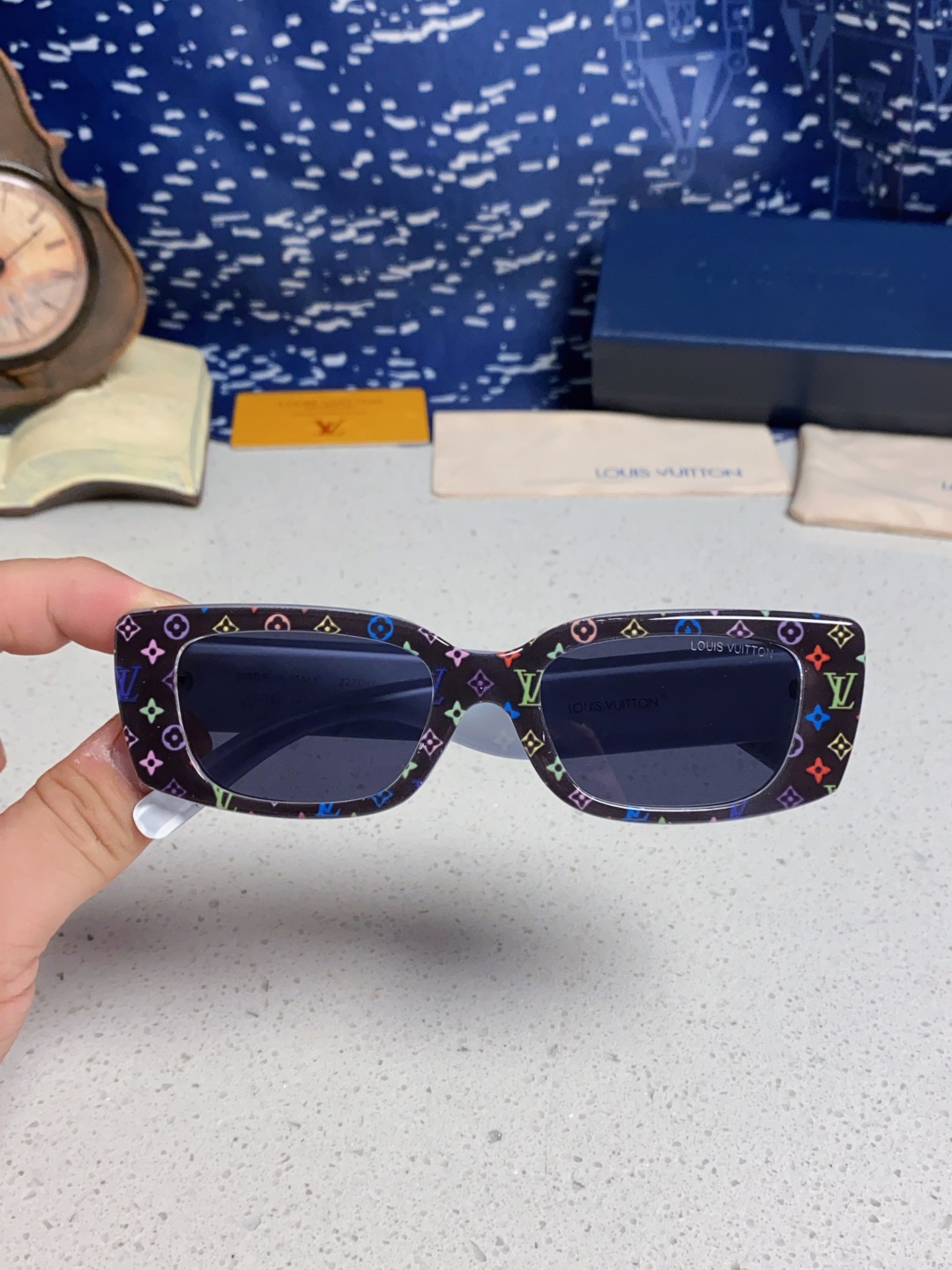 LouisVutton路易威登 2025 📸Lv联名村上隆系列大秀款🕶️【Z2709W】 三彩系列硬控我