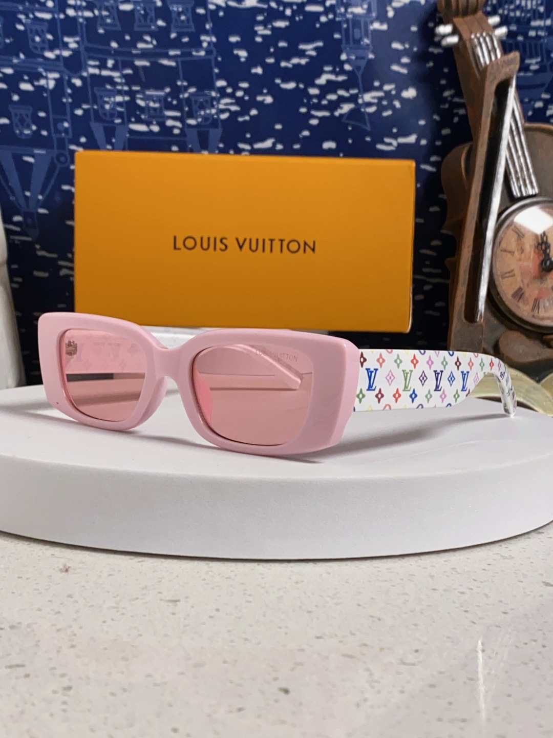 LouisVutton路易威登 2025 📸Lv联名村上隆系列大秀款🕶️【Z2709W】 三彩系列硬控我