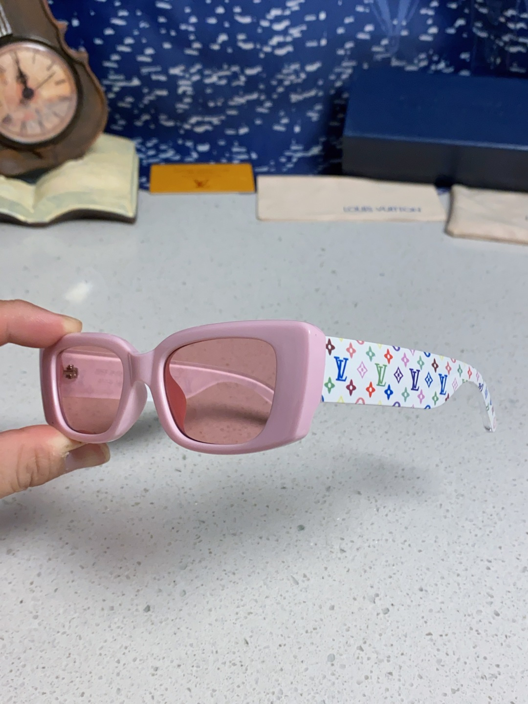 LouisVutton路易威登 2025 📸Lv联名村上隆系列大秀款🕶️【Z2709W】 三彩系列硬控我