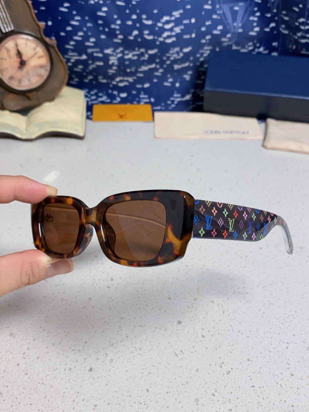 LouisVutton路易威登 2025 📸Lv联名村上隆系列大秀款🕶️【Z2709W】 三彩系列硬控我