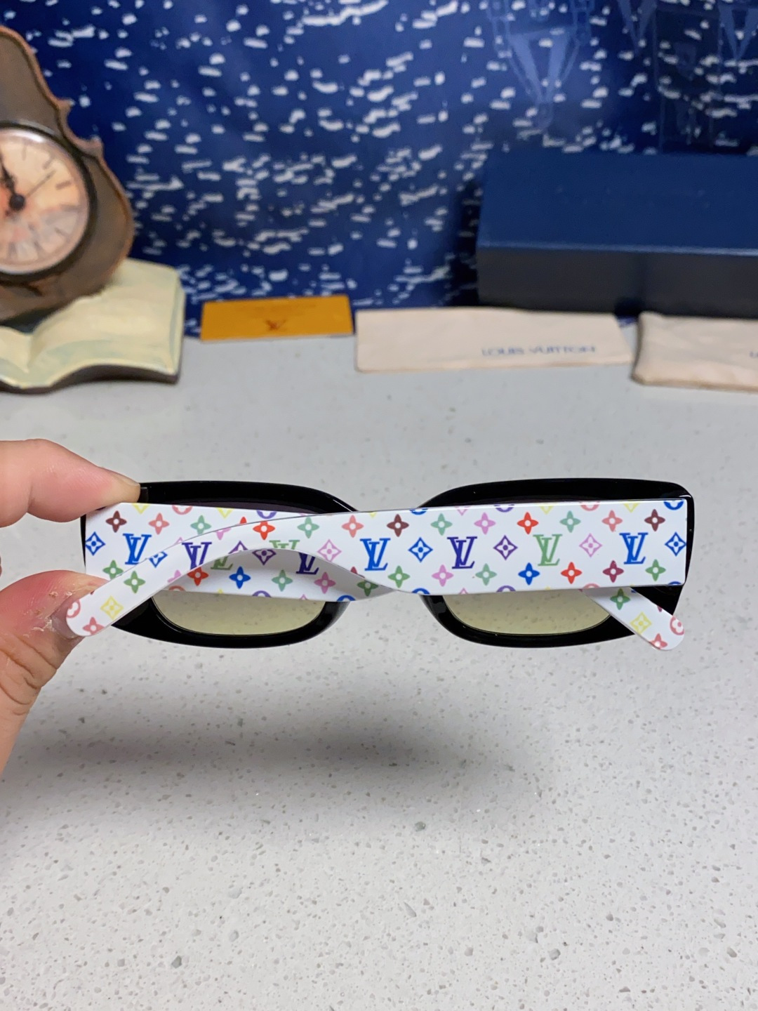 LouisVutton路易威登 2025 📸Lv联名村上隆系列大秀款🕶️【Z2709W】 三彩系列硬控我