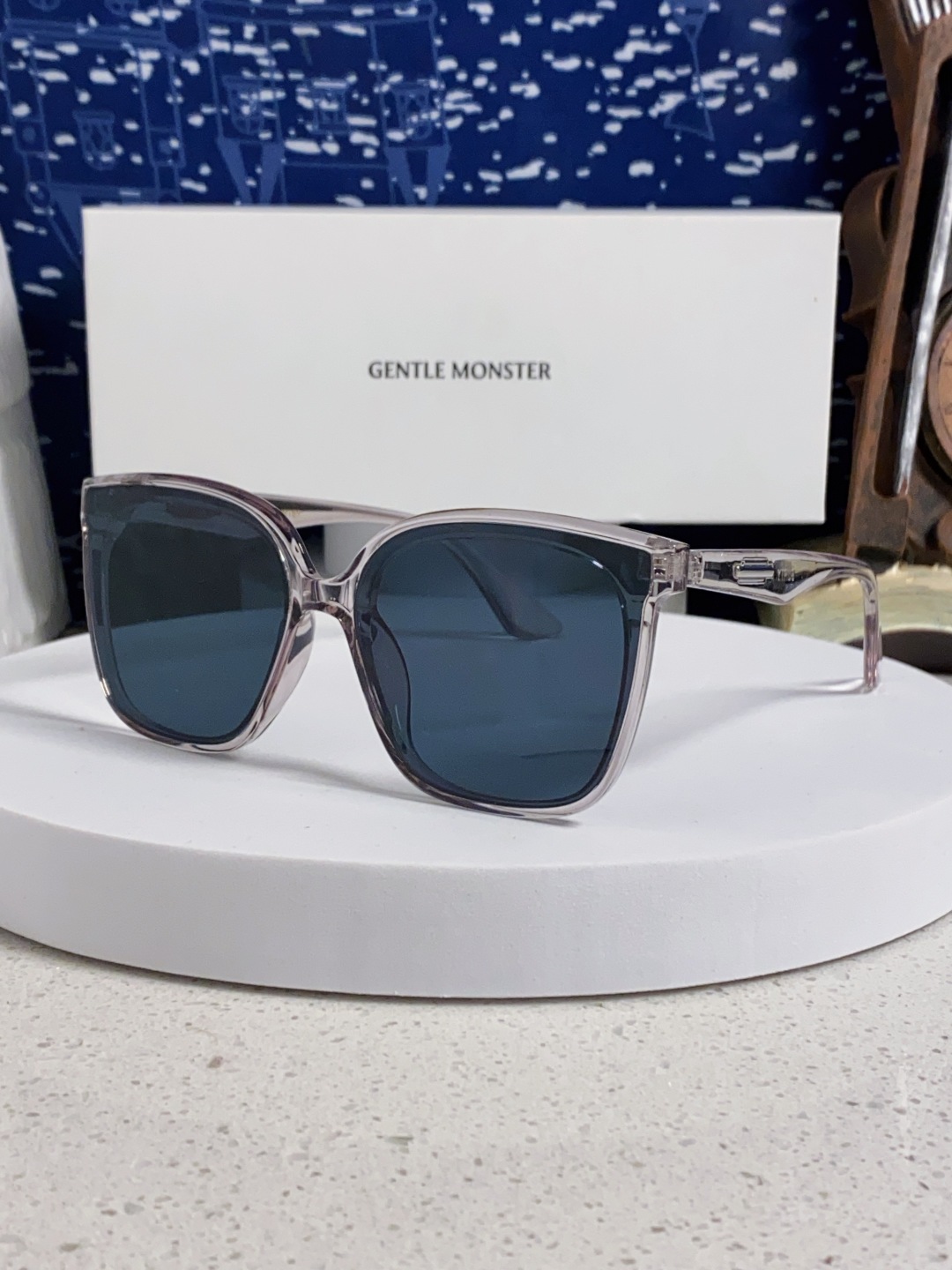 Gentle Moster(GM) 新品偏光太阳镜韩版黑超板材墨镜男女通用 型号：BURTY