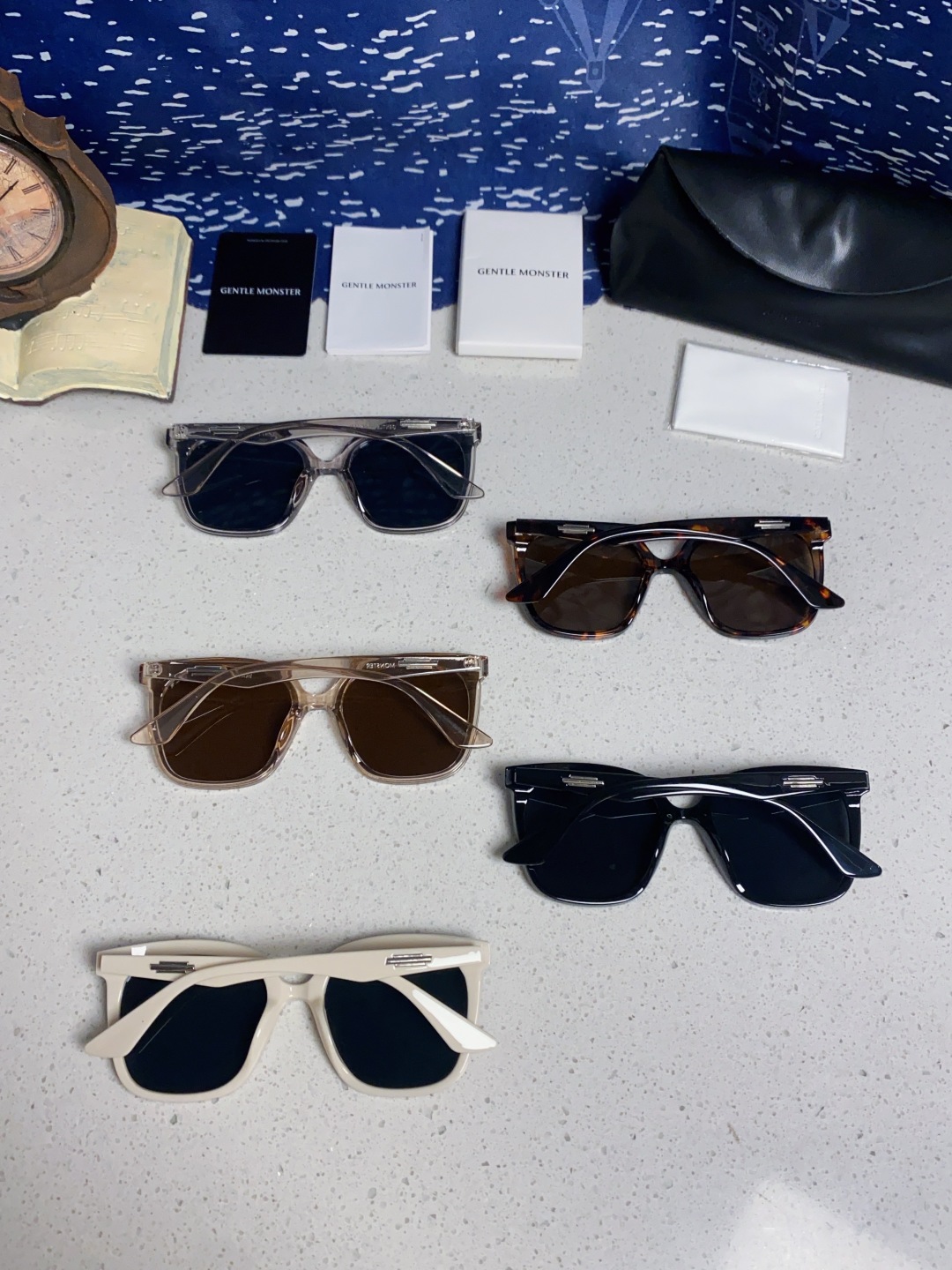 Gentle Moster(GM) 新品偏光太阳镜韩版黑超板材墨镜男女通用 型号：BURTY