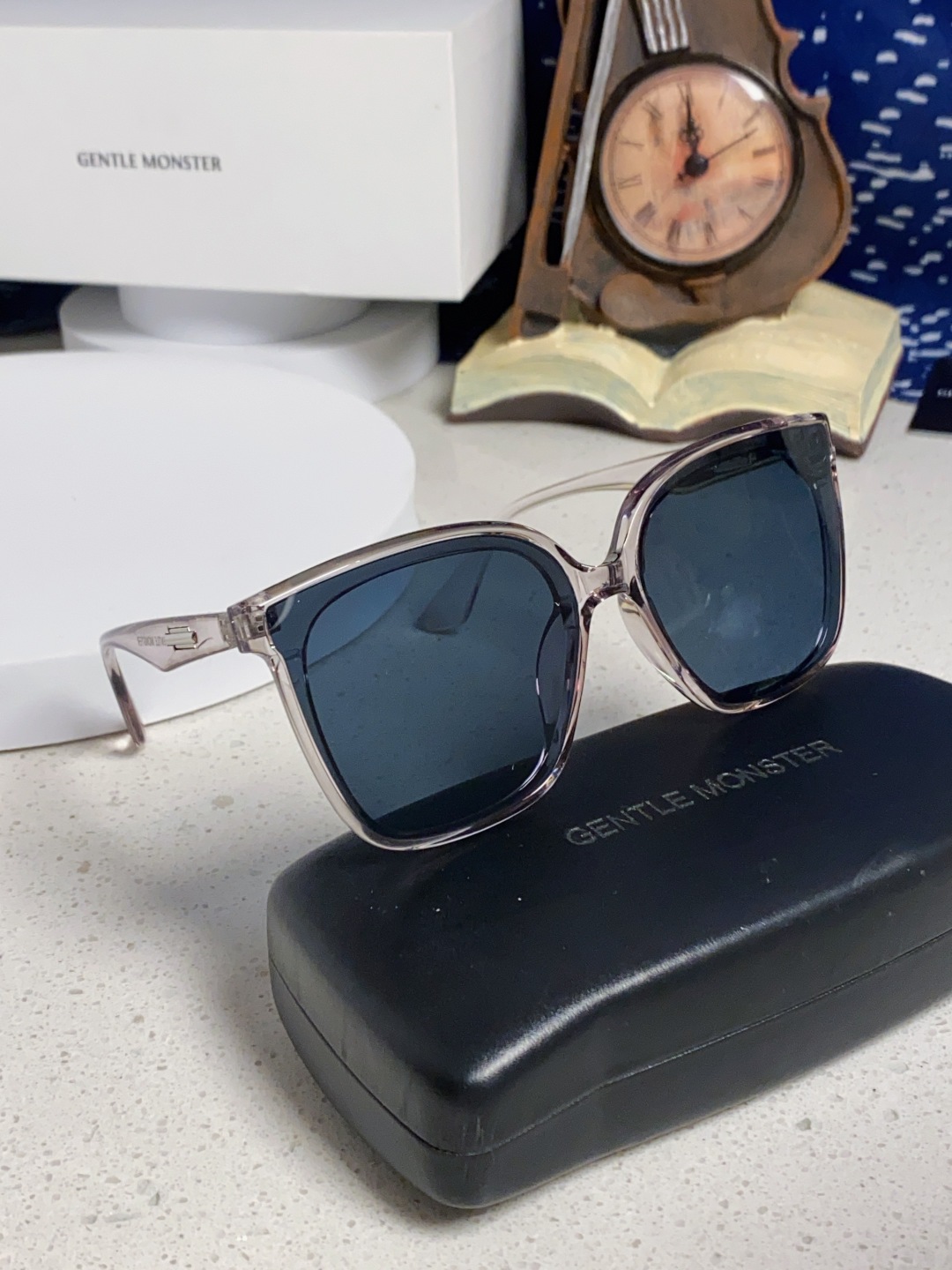 Gentle Moster(GM) 新品偏光太阳镜韩版黑超板材墨镜男女通用 型号：BURTY
