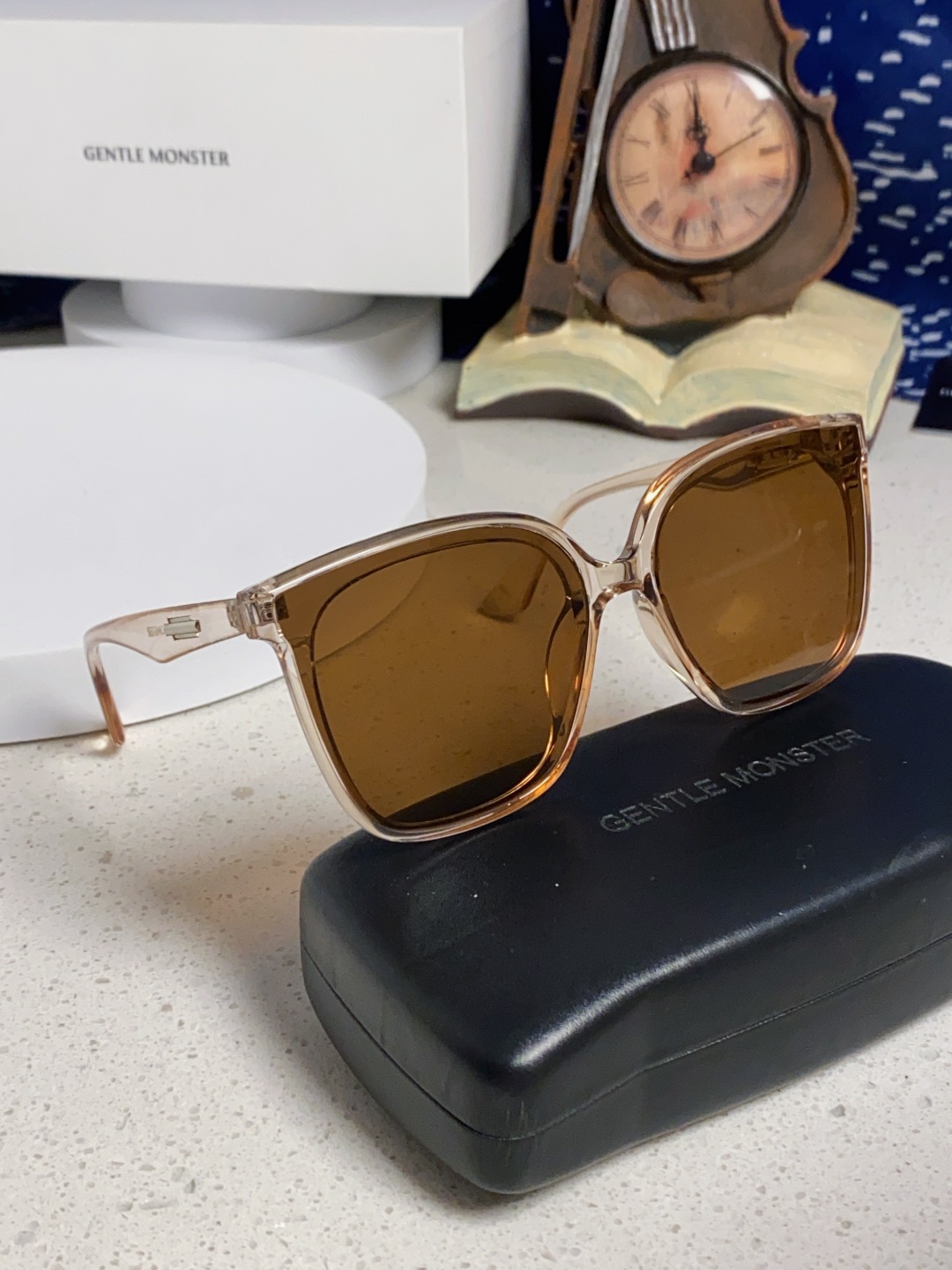 Gentle Moster(GM) 新品偏光太阳镜韩版黑超板材墨镜男女通用 型号：BURTY