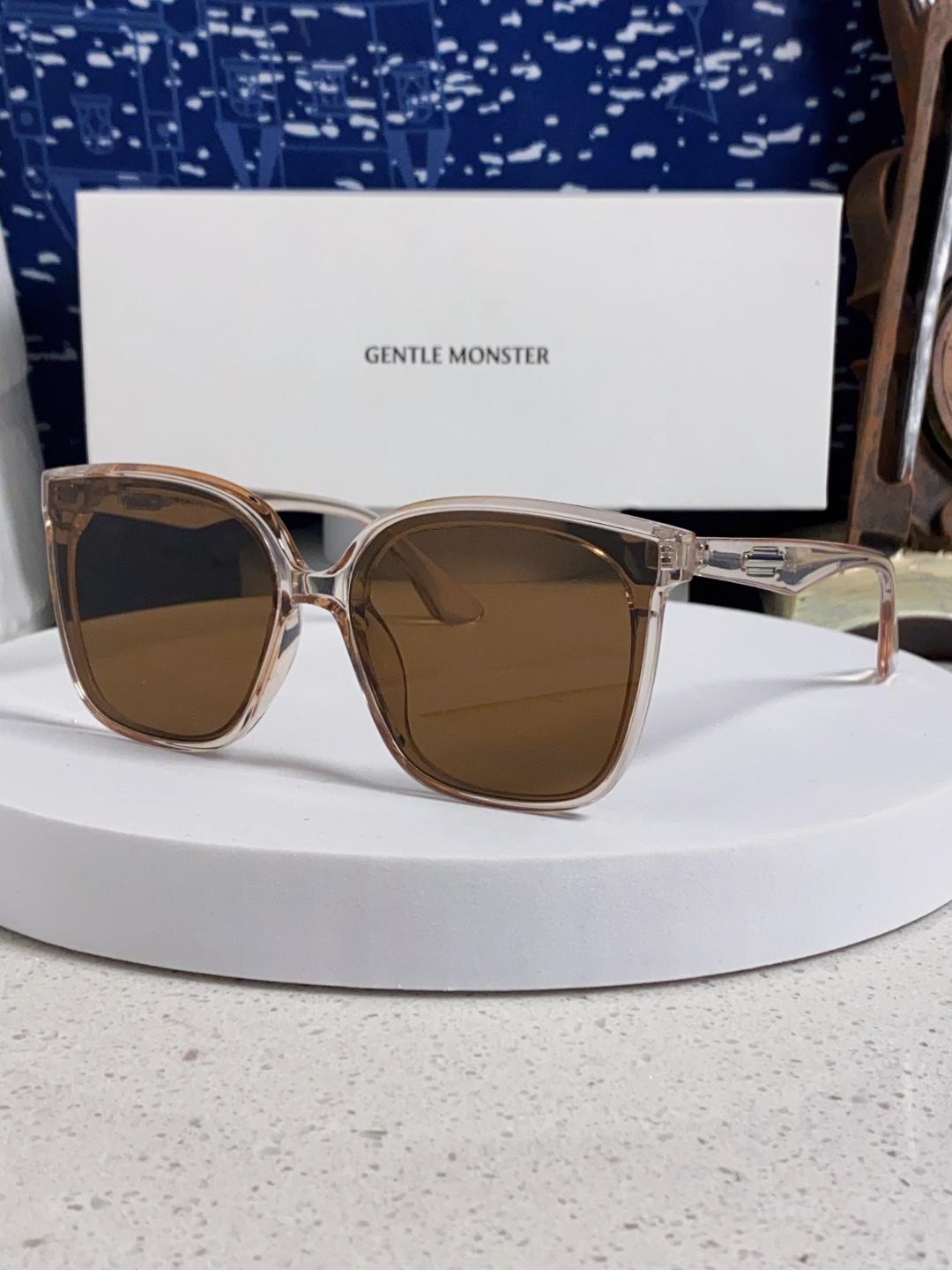 Gentle Moster(GM) 新品偏光太阳镜韩版黑超板材墨镜男女通用 型号：BURTY