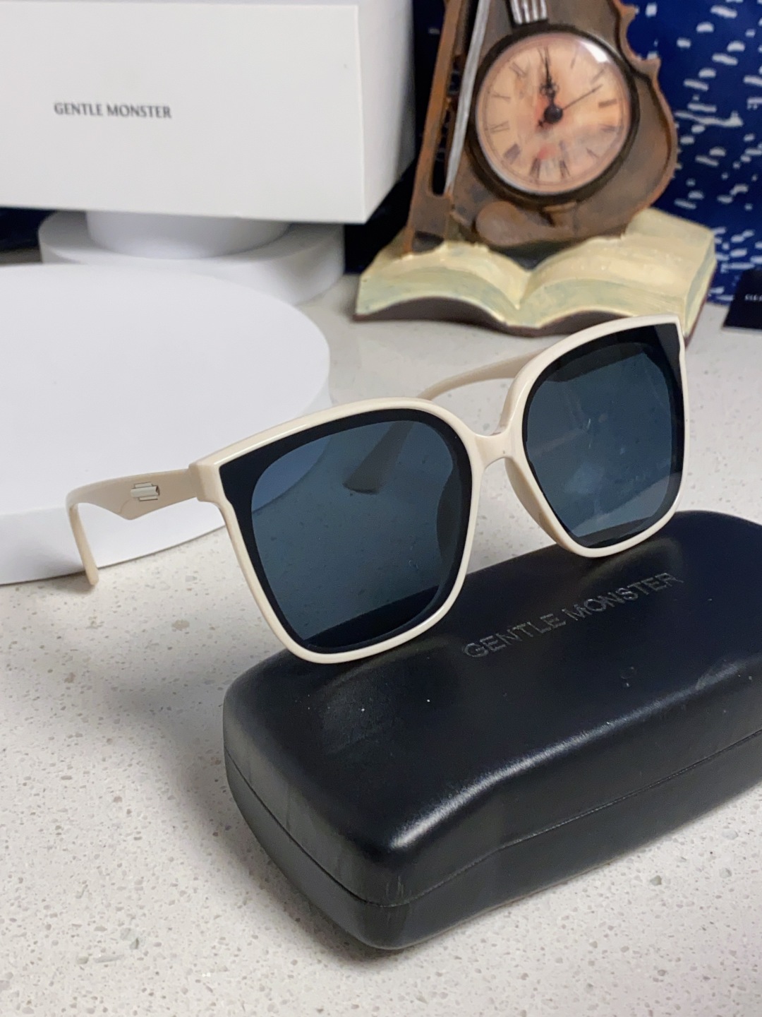 Gentle Moster(GM) 新品偏光太阳镜韩版黑超板材墨镜男女通用 型号：BURTY