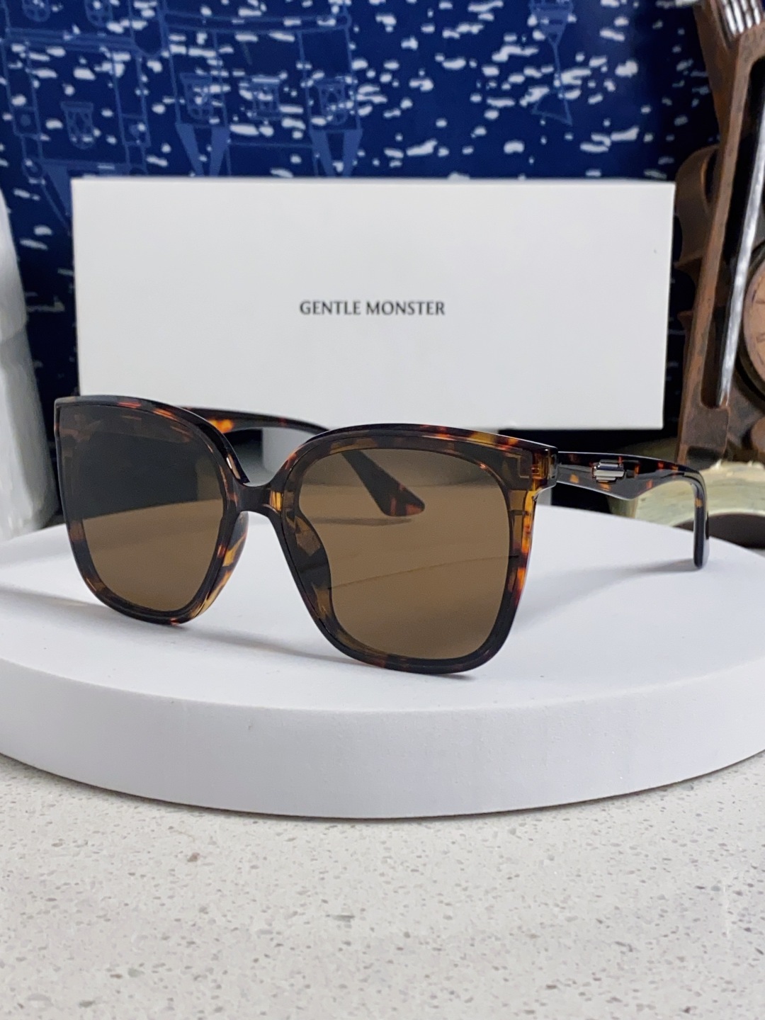 Gentle Moster(GM) 新品偏光太阳镜韩版黑超板材墨镜男女通用 型号：BURTY