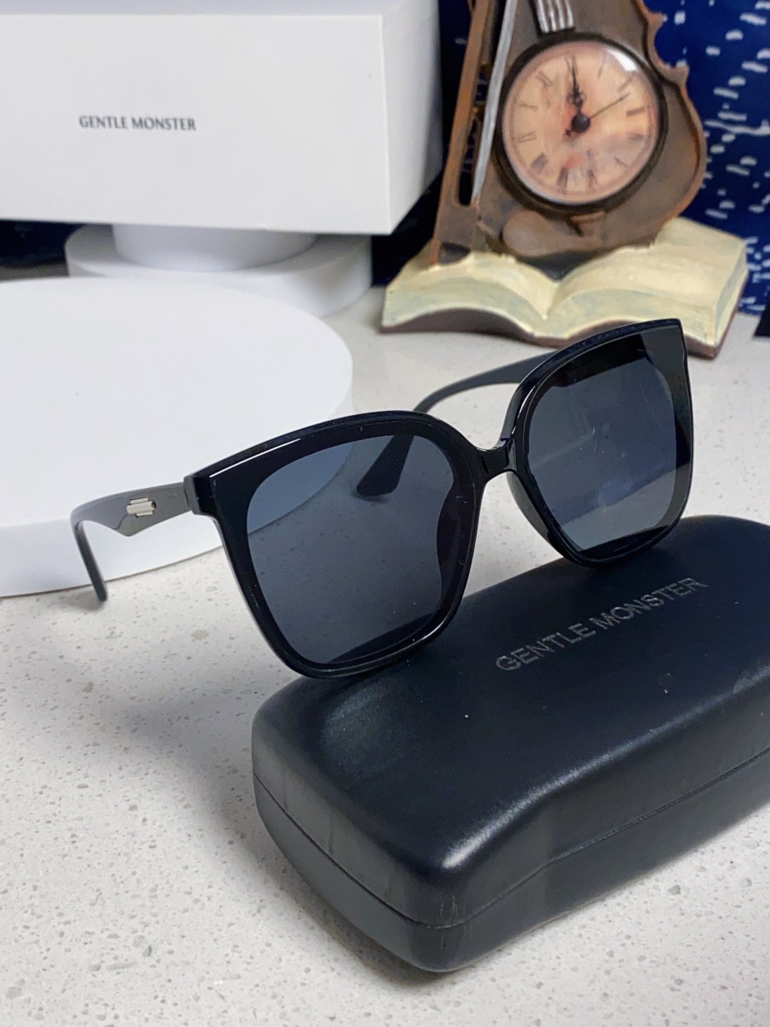 Gentle Moster(GM) 新品偏光太阳镜韩版黑超板材墨镜男女通用 型号：BURTY