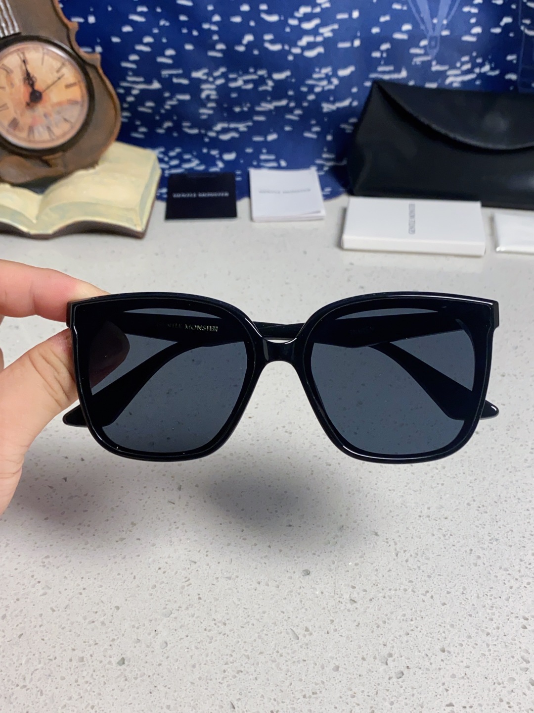 Gentle Moster(GM) 新品偏光太阳镜韩版黑超板材墨镜男女通用 型号：BURTY