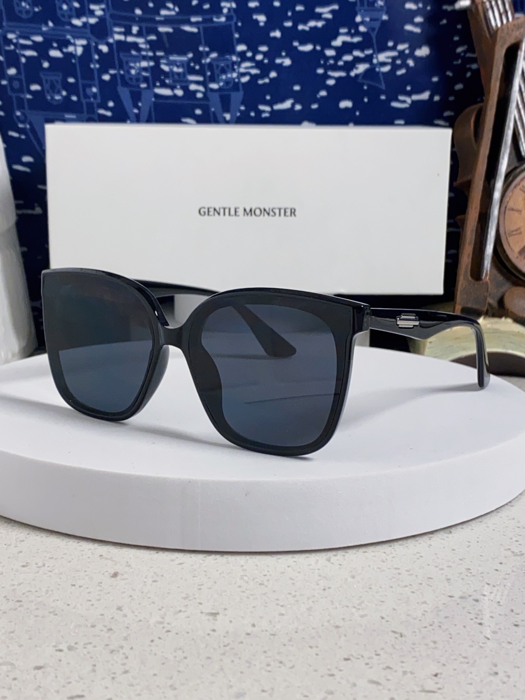 Gentle Moster(GM) 新品偏光太阳镜韩版黑超板材墨镜男女通用 型号：BURTY