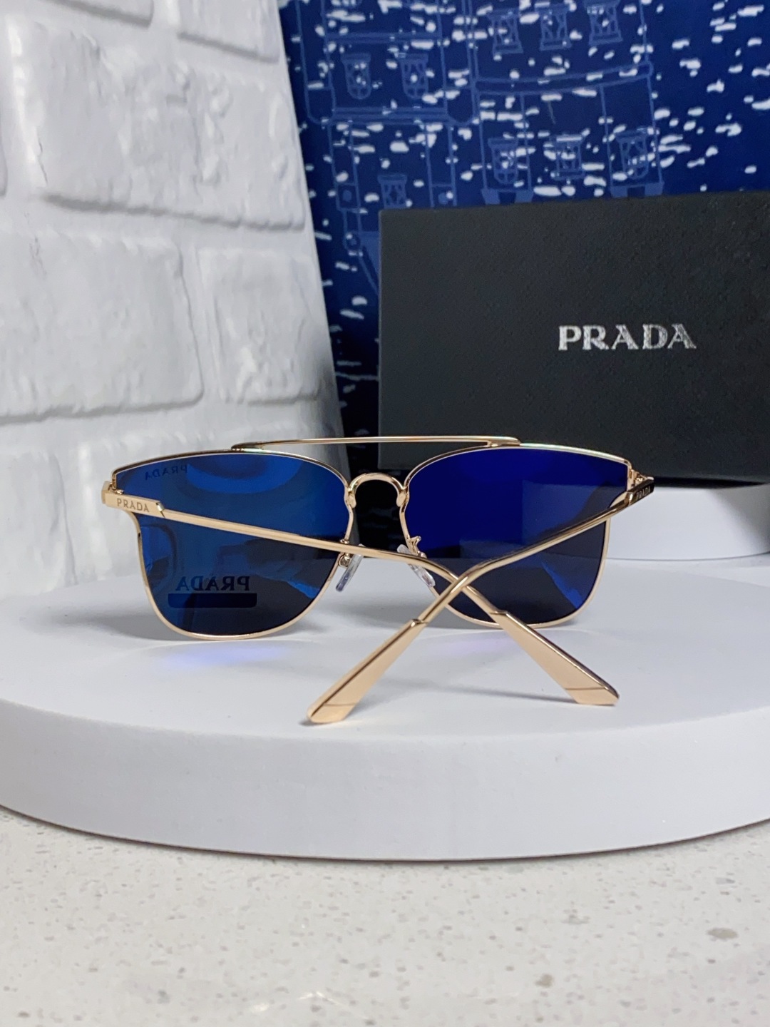 Prada普拉达 2025新款飞行员眼镜偏光太阳镜钓鱼出游驾驶墨镜男士开车专用 男女通用