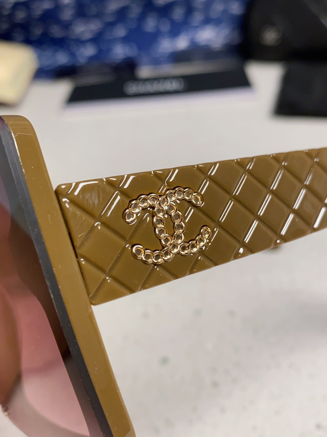 Chanel香奈儿 2025新款高级感星空方形大框偏光墨镜女气质优雅防紫外线太阳镜街拍开车