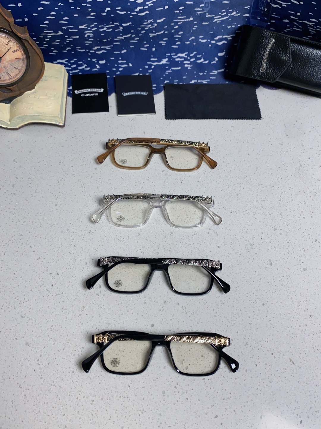 Chrome Hearts克罗心 2025新款复古板材大框素颜时尚 高品质男女通用镜框