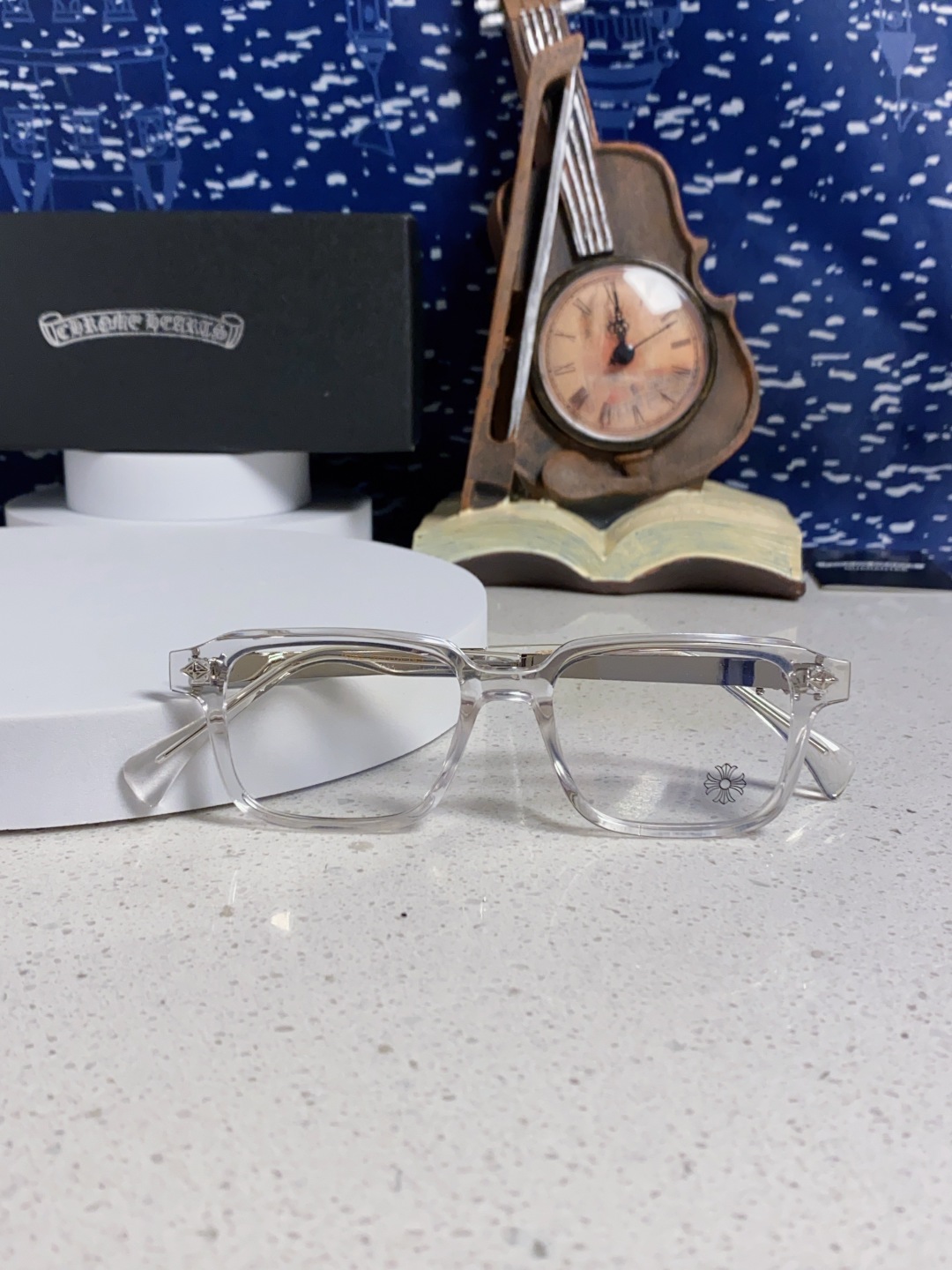 Chrome Hearts克罗心 2025新款复古板材大框素颜时尚 高品质男女通用镜框