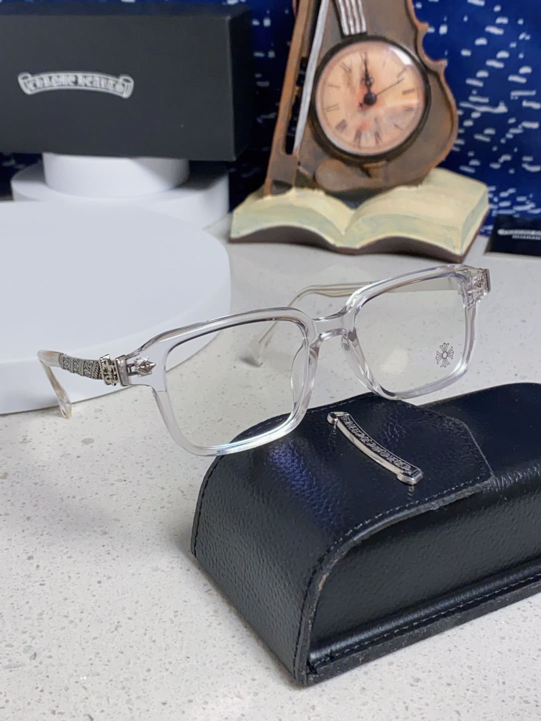 Chrome Hearts克罗心 2025新款复古板材大框素颜时尚 高品质男女通用镜框