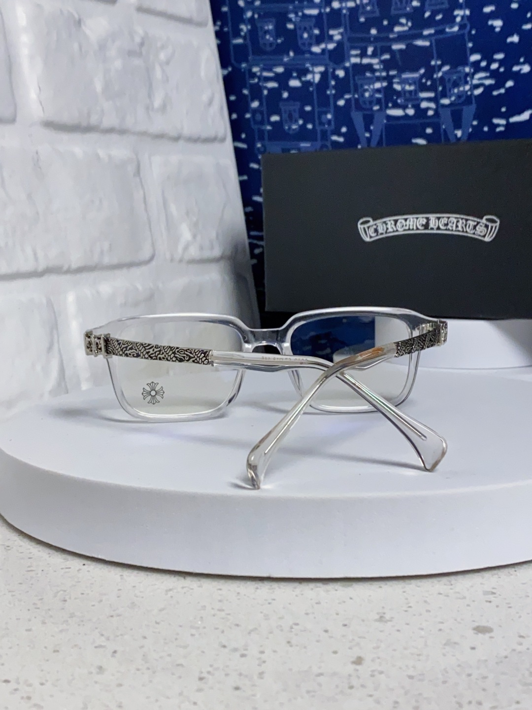 Chrome Hearts克罗心 2025新款复古板材大框素颜时尚 高品质男女通用镜框