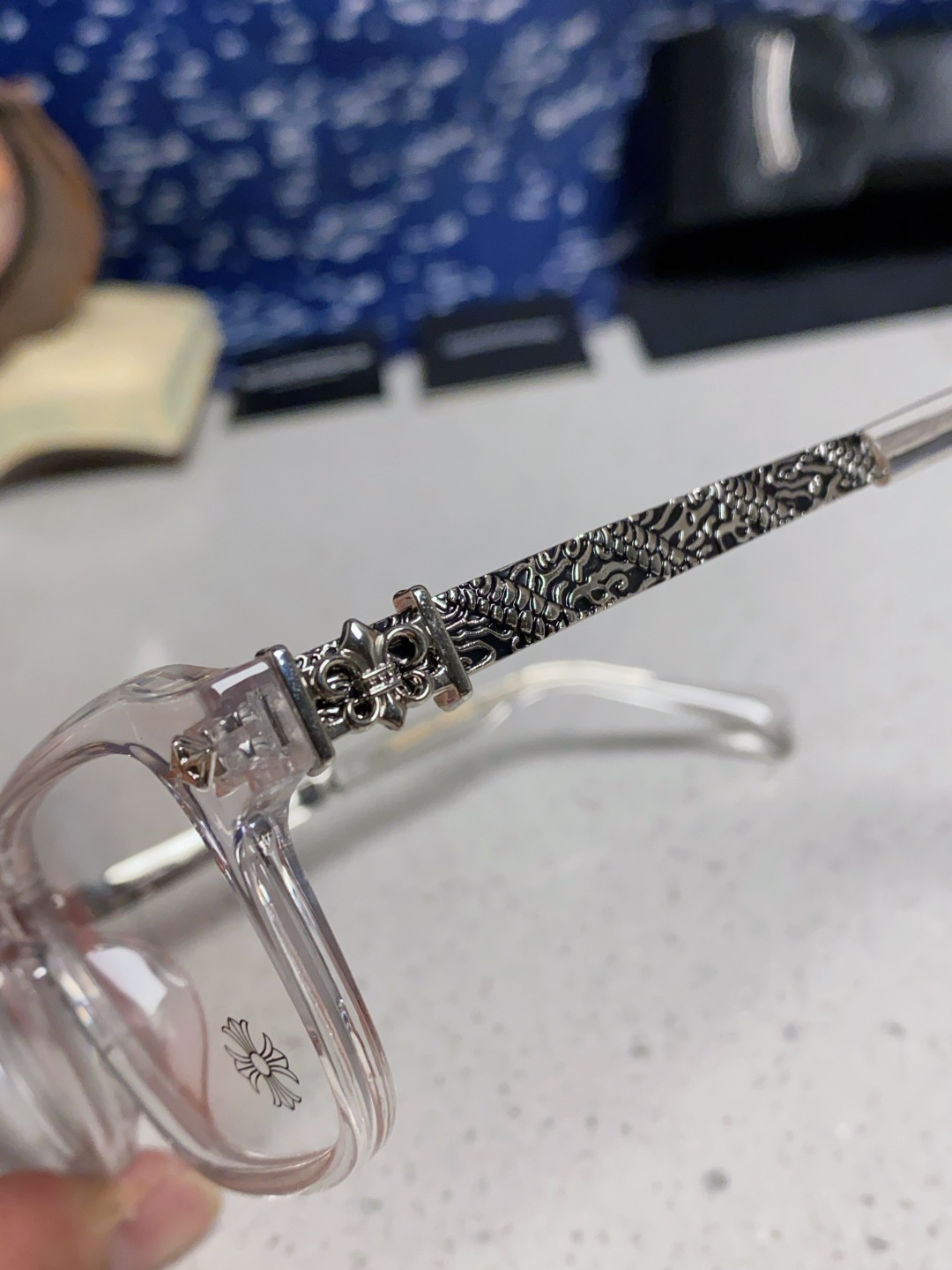 Chrome Hearts克罗心 2025新款复古板材大框素颜时尚 高品质男女通用镜框