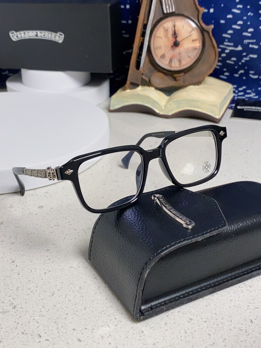 Chrome Hearts克罗心 2025新款复古板材大框素颜时尚 高品质男女通用镜框