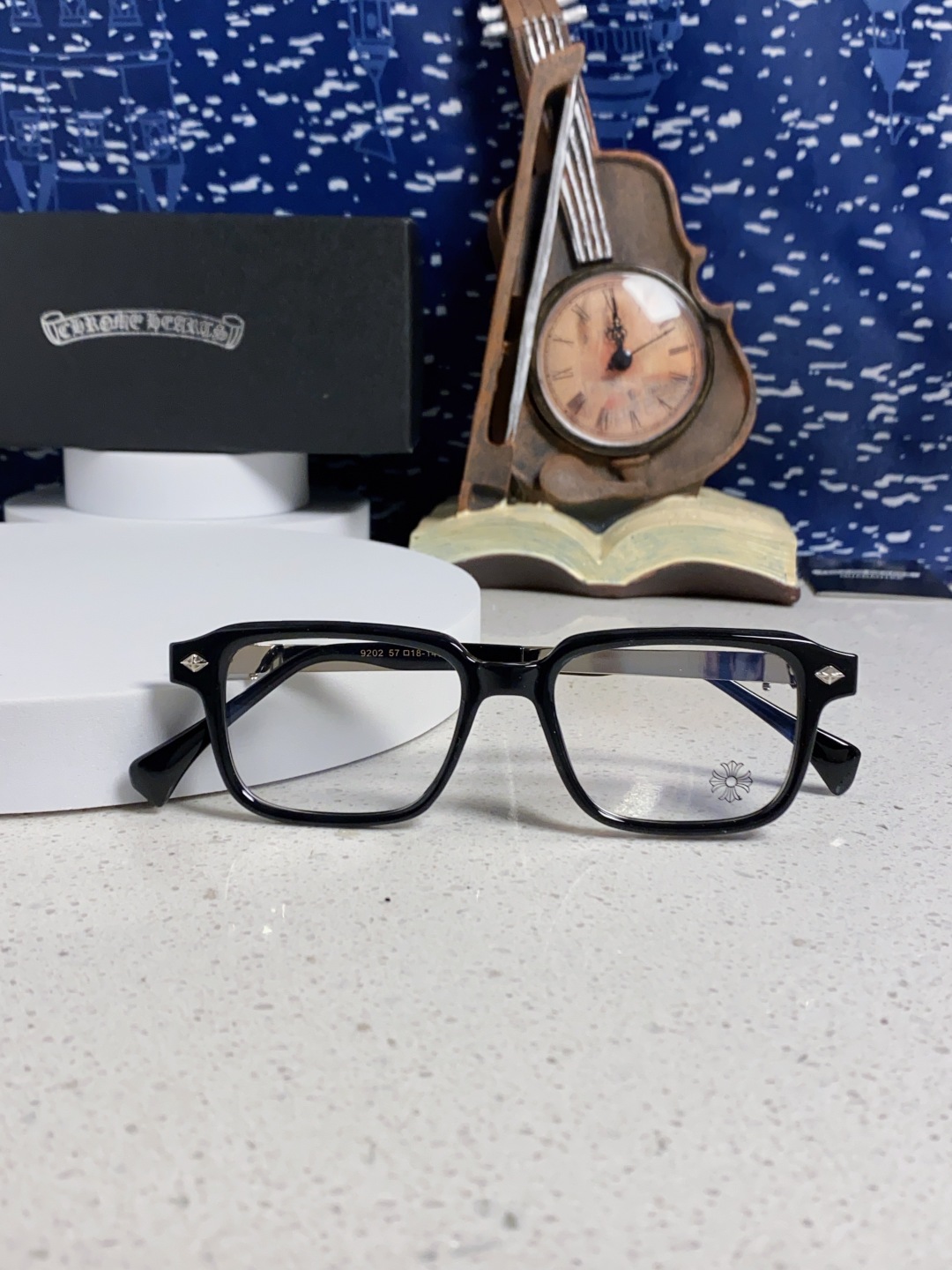 Chrome Hearts克罗心 2025新款复古板材大框素颜时尚 高品质男女通用镜框