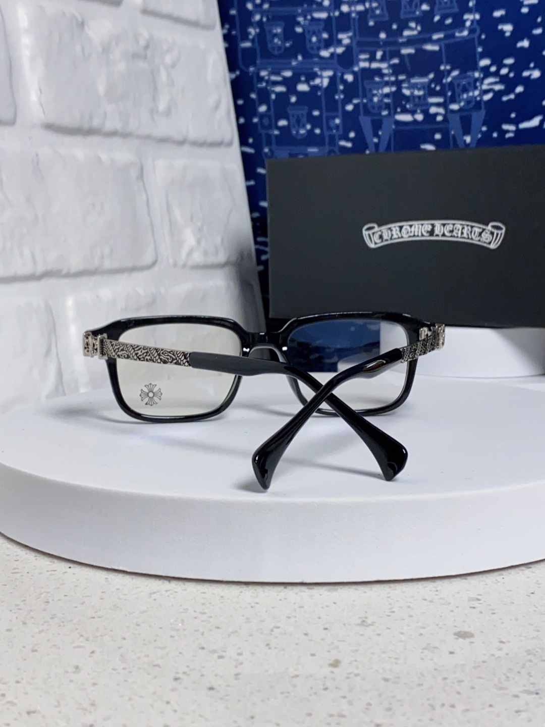 Chrome Hearts克罗心 2025新款复古板材大框素颜时尚 高品质男女通用镜框