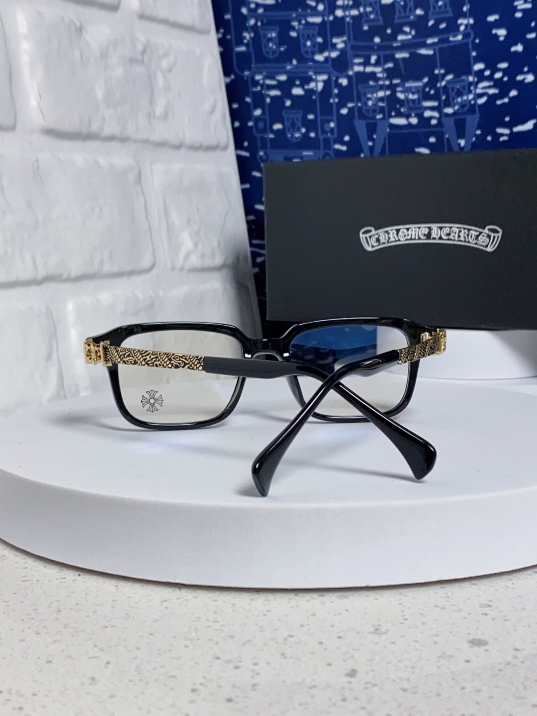 Chrome Hearts克罗心 2025新款复古板材大框素颜时尚 高品质男女通用镜框