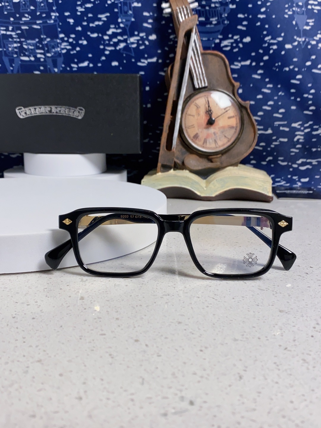 Chrome Hearts克罗心 2025新款复古板材大框素颜时尚 高品质男女通用镜框