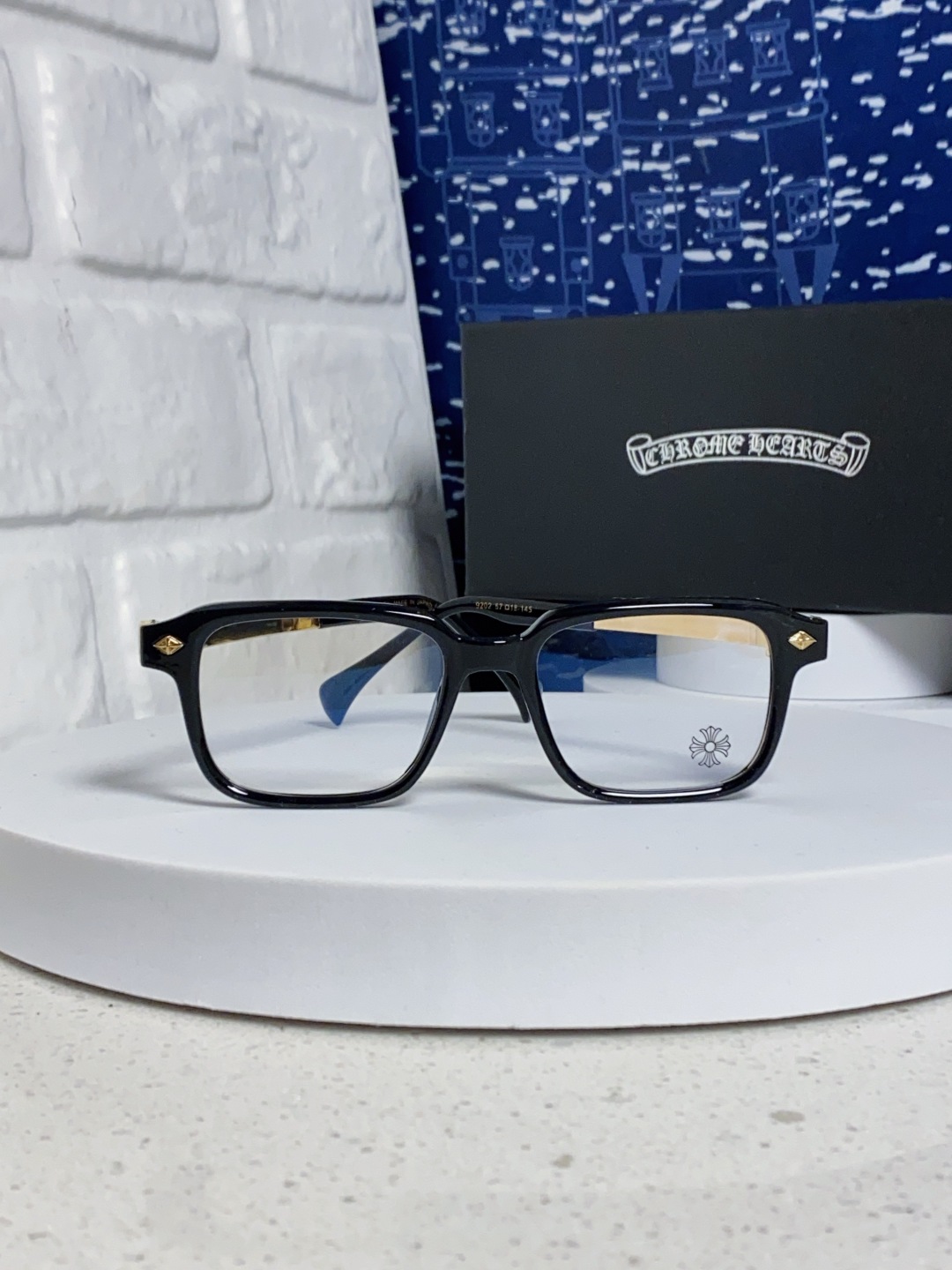 Chrome Hearts克罗心 2025新款复古板材大框素颜时尚 高品质男女通用镜框