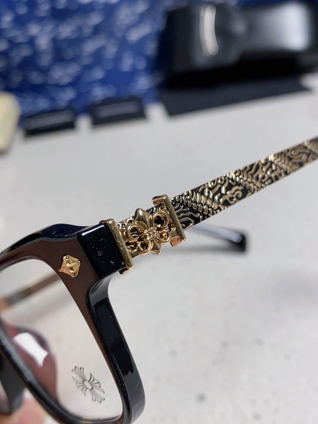 Chrome Hearts克罗心 2025新款复古板材大框素颜时尚 高品质男女通用镜框